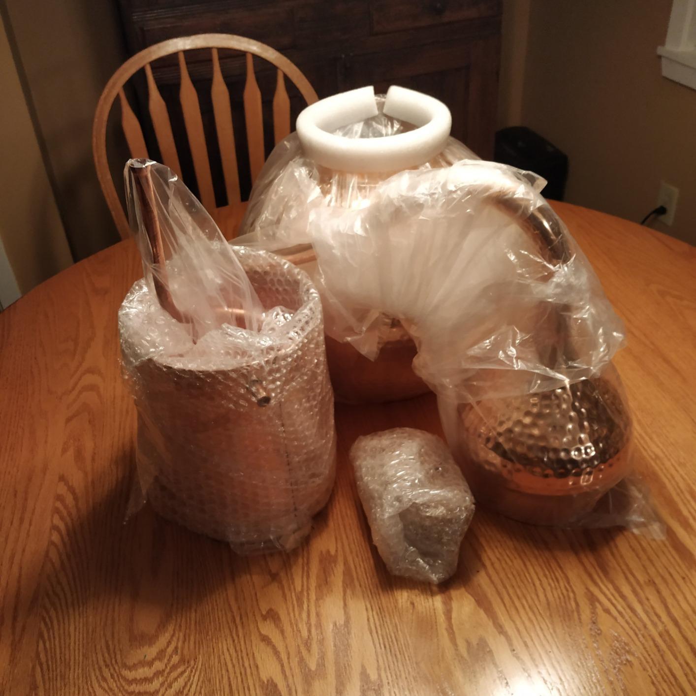 5 Gallon Pure Copper Alembic Still for Whiskey, Moonshine, Essential Oils by Copperholic customer photo 2