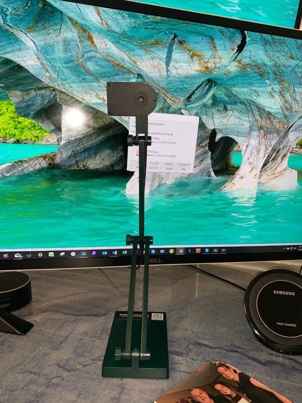 V4K Ultra High Definition 8MP USB Document Camera - Mac OS, Windows, Chromebook Compatible for Live Demo, Web Conferencing, Distance Learning, Remote Teaching customer photo 1