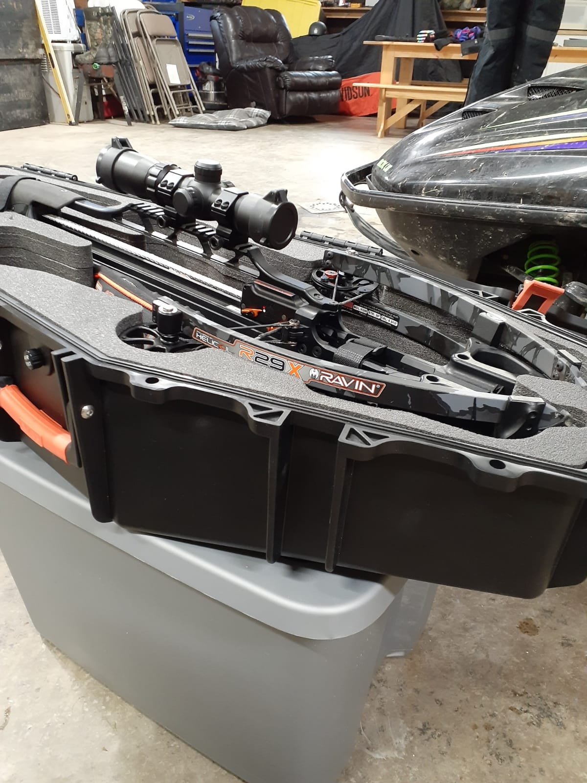 RAVIN Hard Case for R9/R15/R10/R10X/R5X/R20/LR/R470/R500 Crossbows - Water-Resistant Polymer Shell - Fits Fully Assembled with Accessories customer photo 2