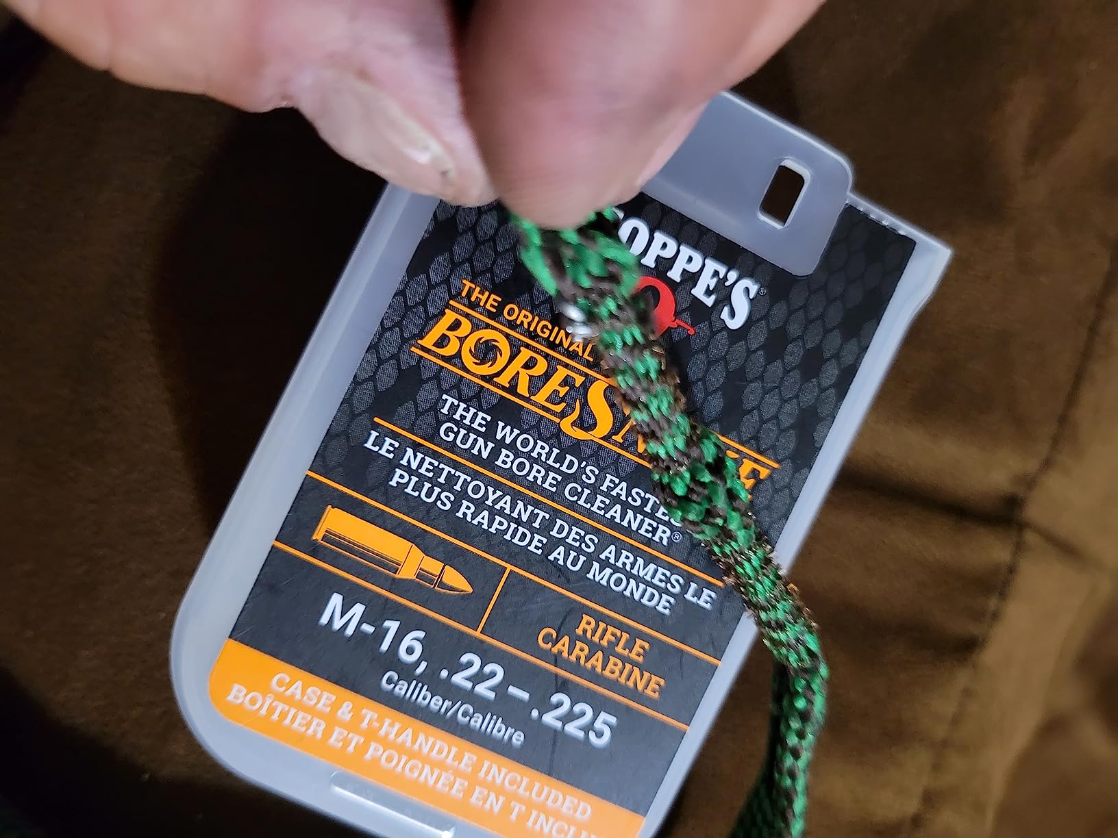 Hoppe's Boresnake Den Rifle with Den and T-Handle, Rifle Cleaner customer photo 1