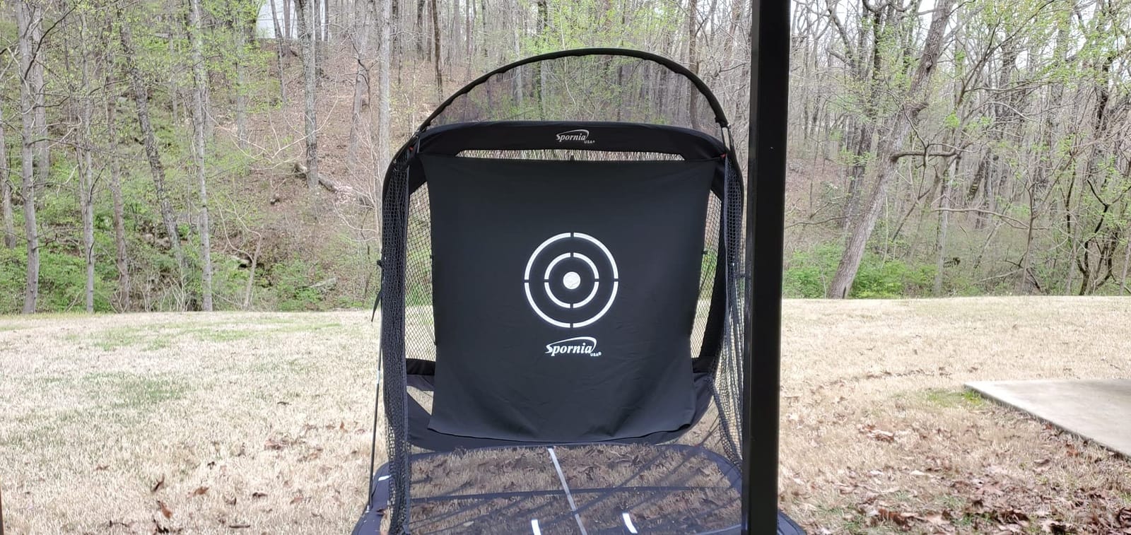 Spornia Spg-7 Golf Practice Net - Automatic Ball Return System w/Target Sheet, Two Side Barrier customer photo 1
