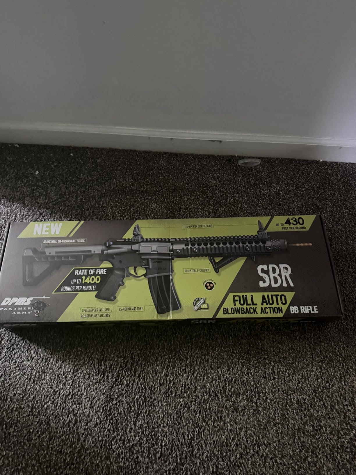 DPMS SBR CO2 BB Air Rifle - 25-Round Mag - 430 FPS customer photo 1