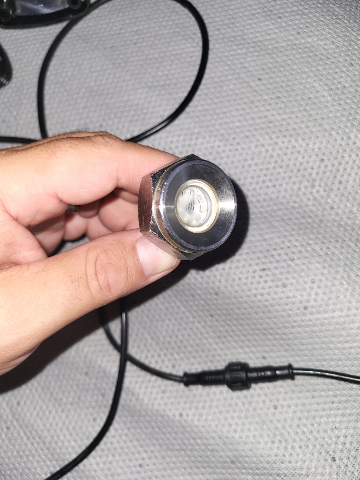 Boat Drain Plug Light, Underwater Light, Fits 1/2