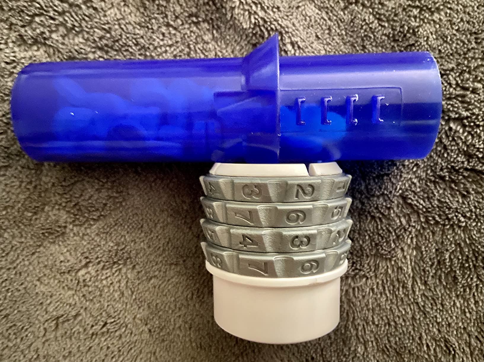 Safe Rx | Locking Pill Bottle | Pill Container Combination Lock | Tamper Evident | Child Resistant | Senior Friendly Easy Open Cap | Prescription Medication | Travel Pill Bottle | Medicine Organizer customer photo 1