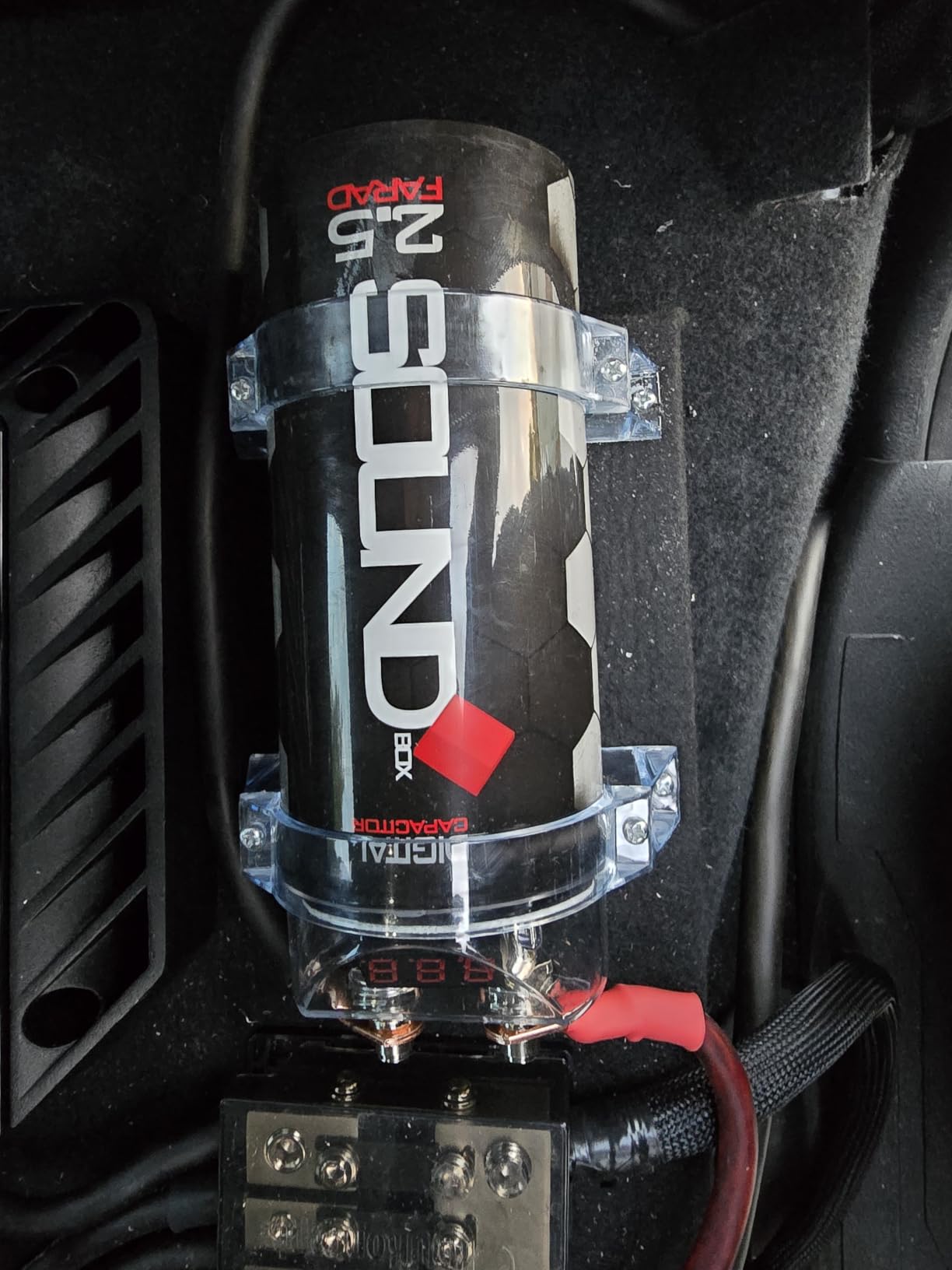 SoundBox SCAP2D, 2.5 Farad Digital Capacitor for Car Audio - 2500 Watts customer photo 1
