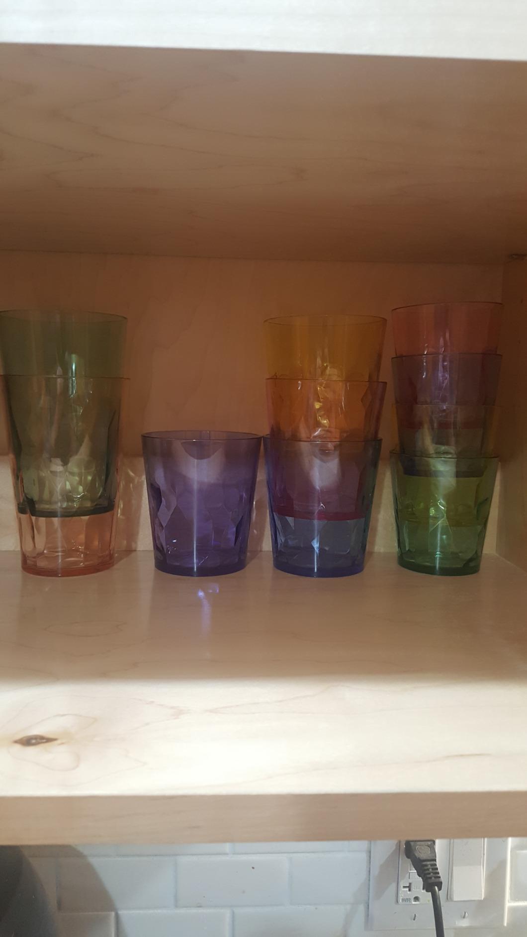 SCANDINOVIA - 19oz Unbreakable Premium Drinking Glasses Set of 6 - Super Grade Acrylic Plastic - Perfect for Gifts - Dishwasher Safe - Stackable - Drinkware Cups Reusable Water Tumbler | Tall shatter-resistant clear tumblers for iced tea, water & smoothies customer photo 2