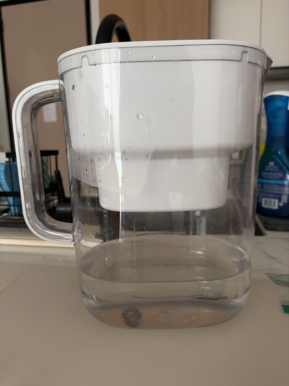 Waterdrop PT-07B Water Filter Pitcher, 10-Cup, NSF Certified, Blue | 200-Gallon Long-Life Filter, Improves Coffee & Tea Taste, Reduces PFOA/PFOS and Chlorine, 5X Longer Filter Life customer photo 1