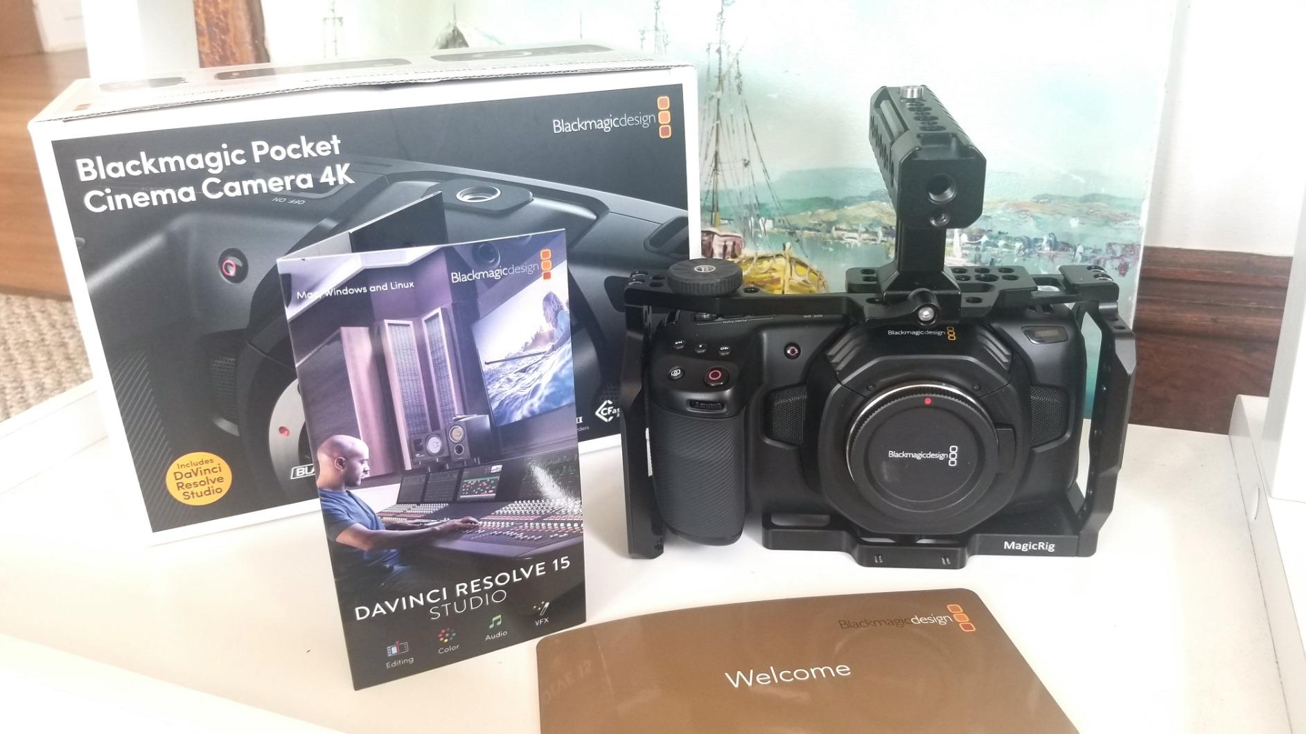 Blackmagic Design Pocket Cinema Camera 4K (CINECAMPOCHDMFT4K) customer photo 1