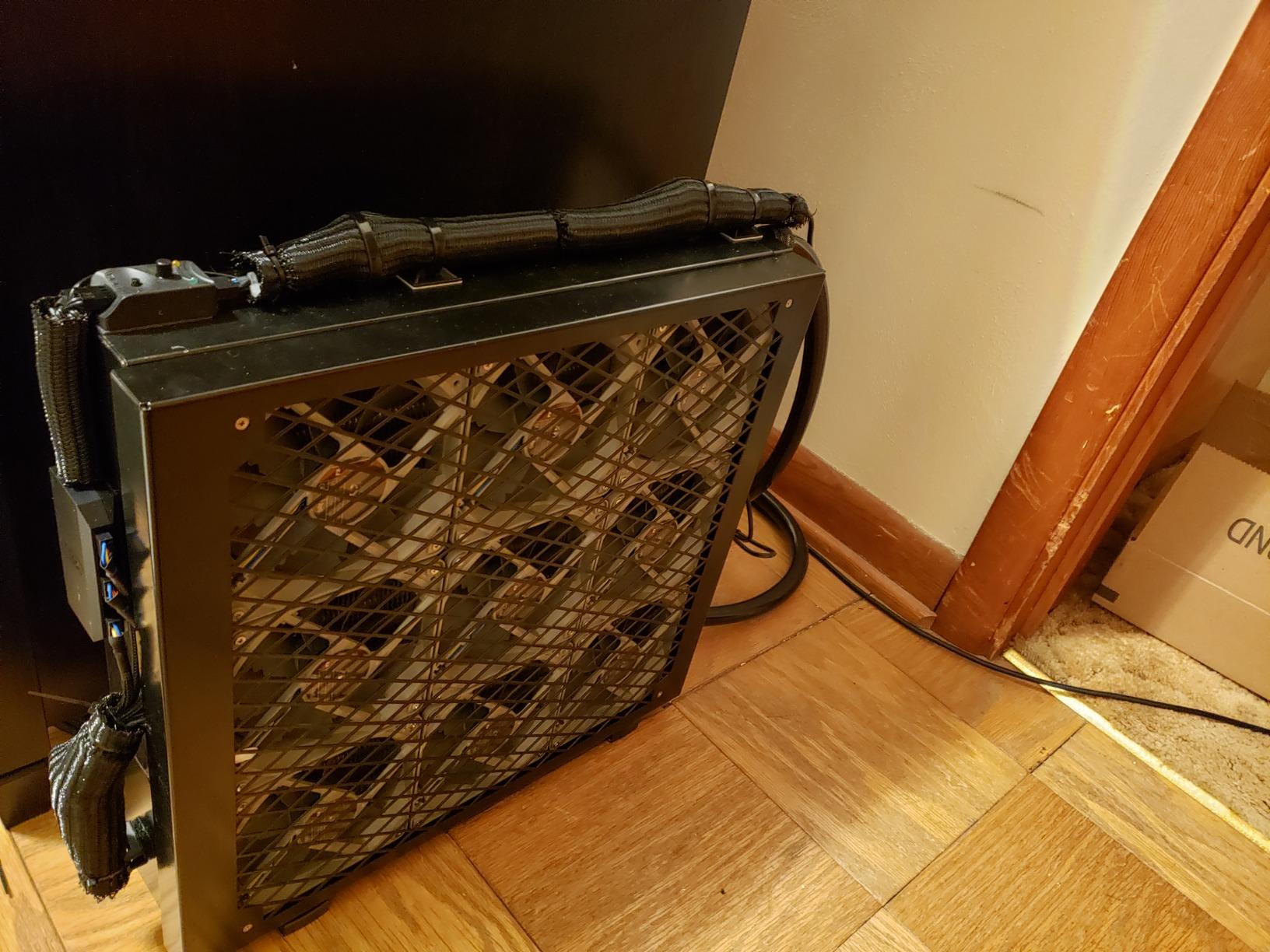 Noctua NF-P12 redux-1700 PWM, Quiet Fan 120mm | High Airflow, Low Noise, 25mm Thick Fan for PC and Electronics Cooling, 1700rpm 4-Pin PWM customer photo 1