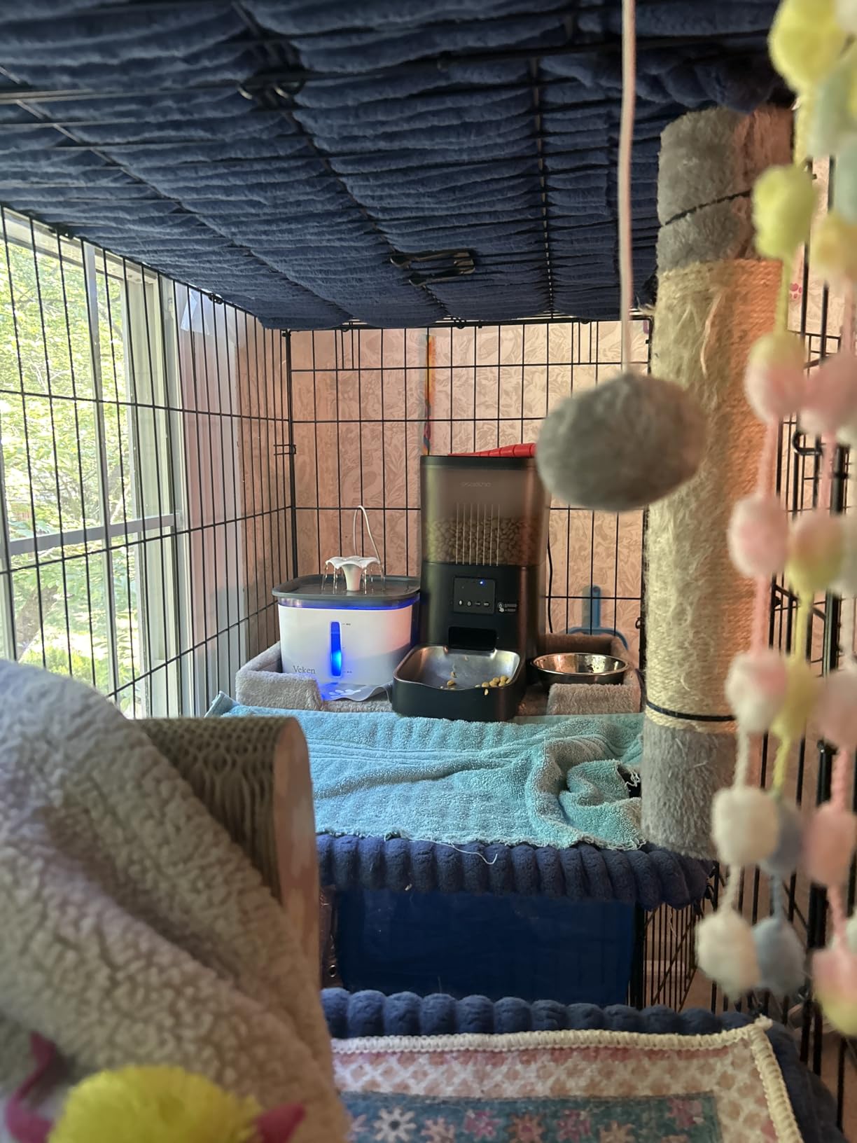 Amazon Basics Large 3-Tier Cat Cage Playpen customer photo 1