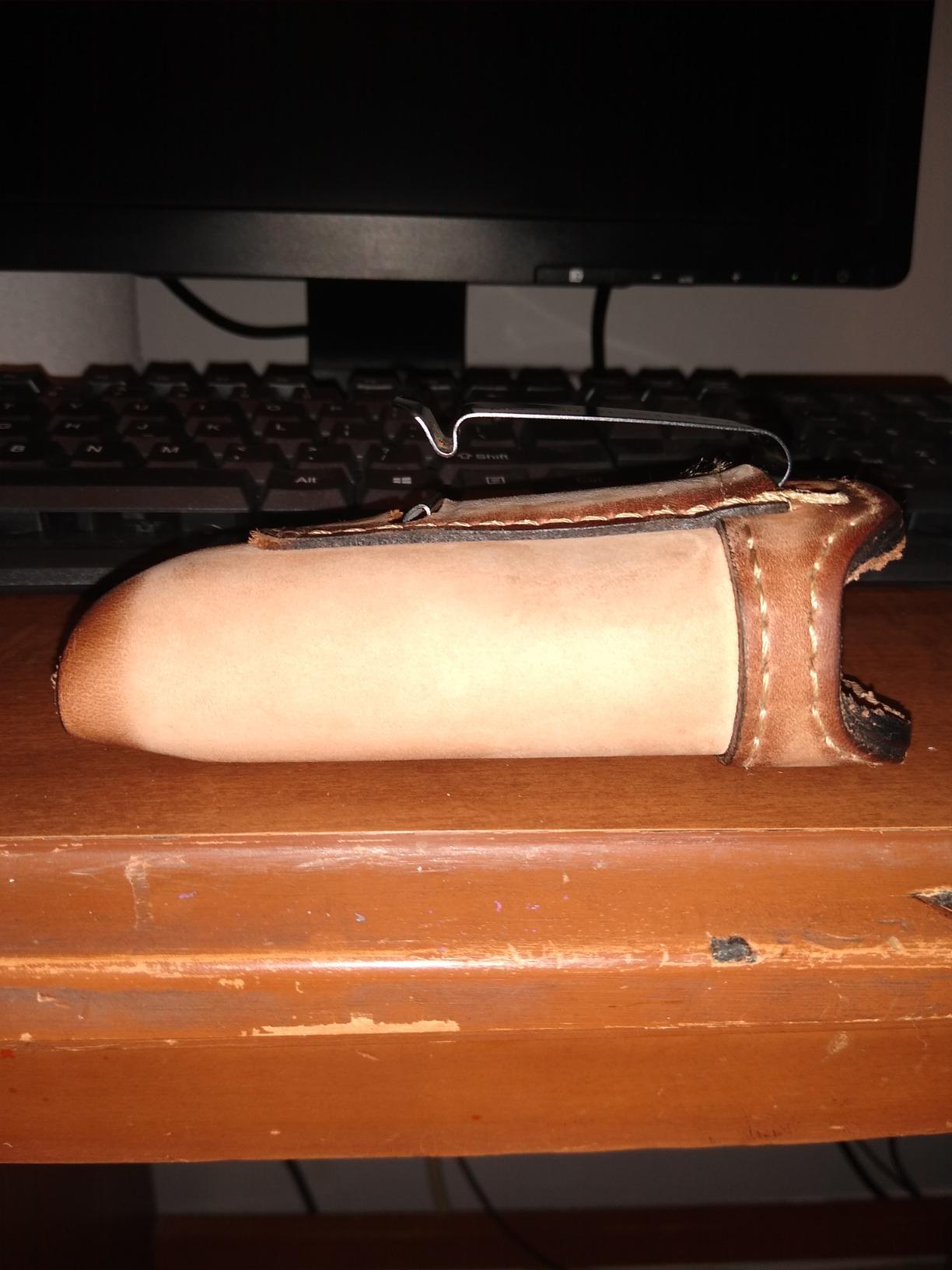 The Defender Leather IWB Holster | Made in USA | Fits Glock 17 19 19X 22 26 43 43X 45 customer photo 1