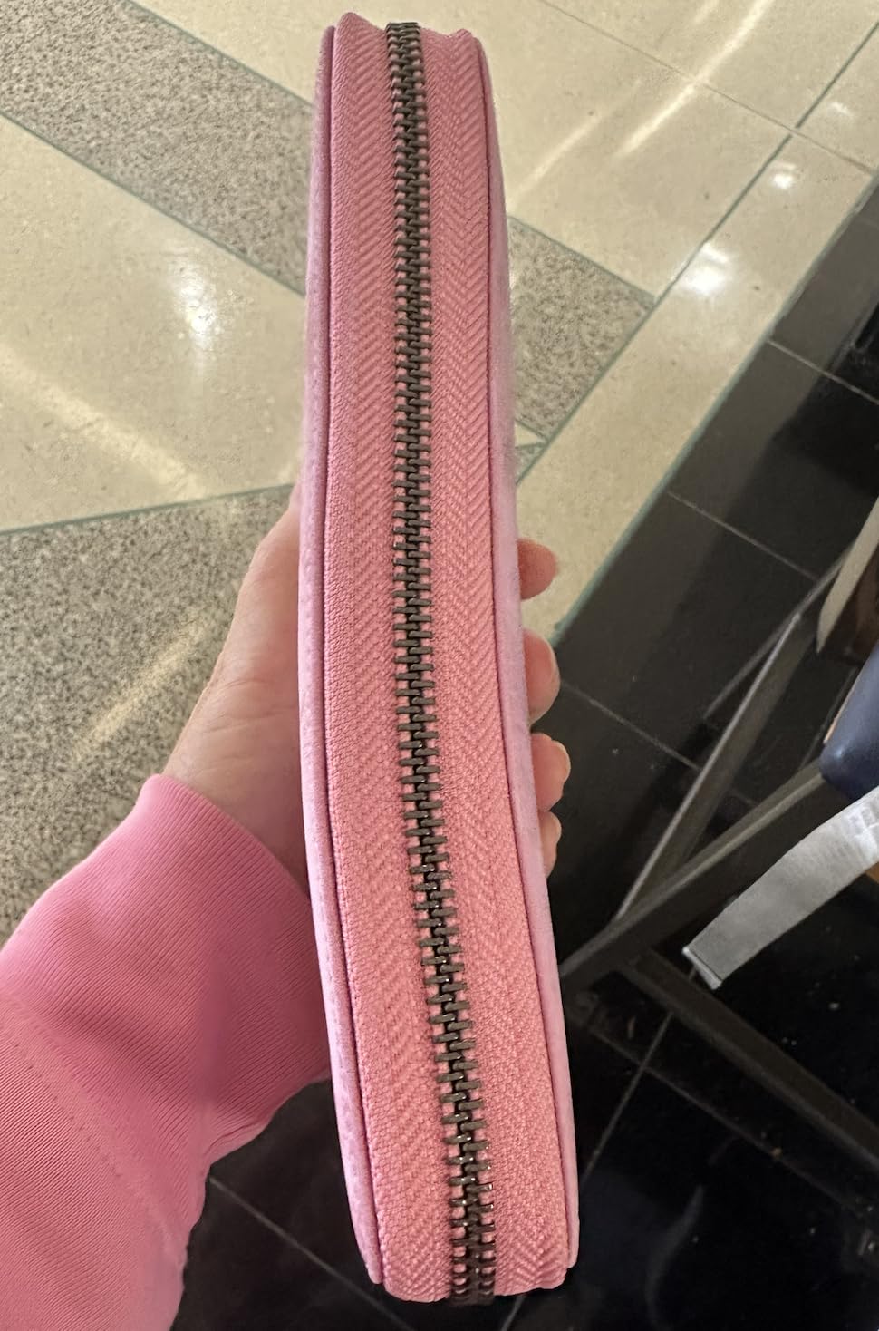 Women RFID Blocking Wallet Leather Zip Around Phone Clutch Large Capacity Ladies Travel Purse Wristlet customer photo 2