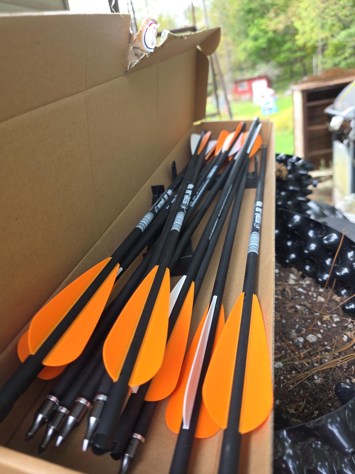 REEGOX Crossbow Bolts 16/18/20 inch Bio Crossbow Arrows with Moon Nocks and Removable Tips (Pack of 12) customer photo 1