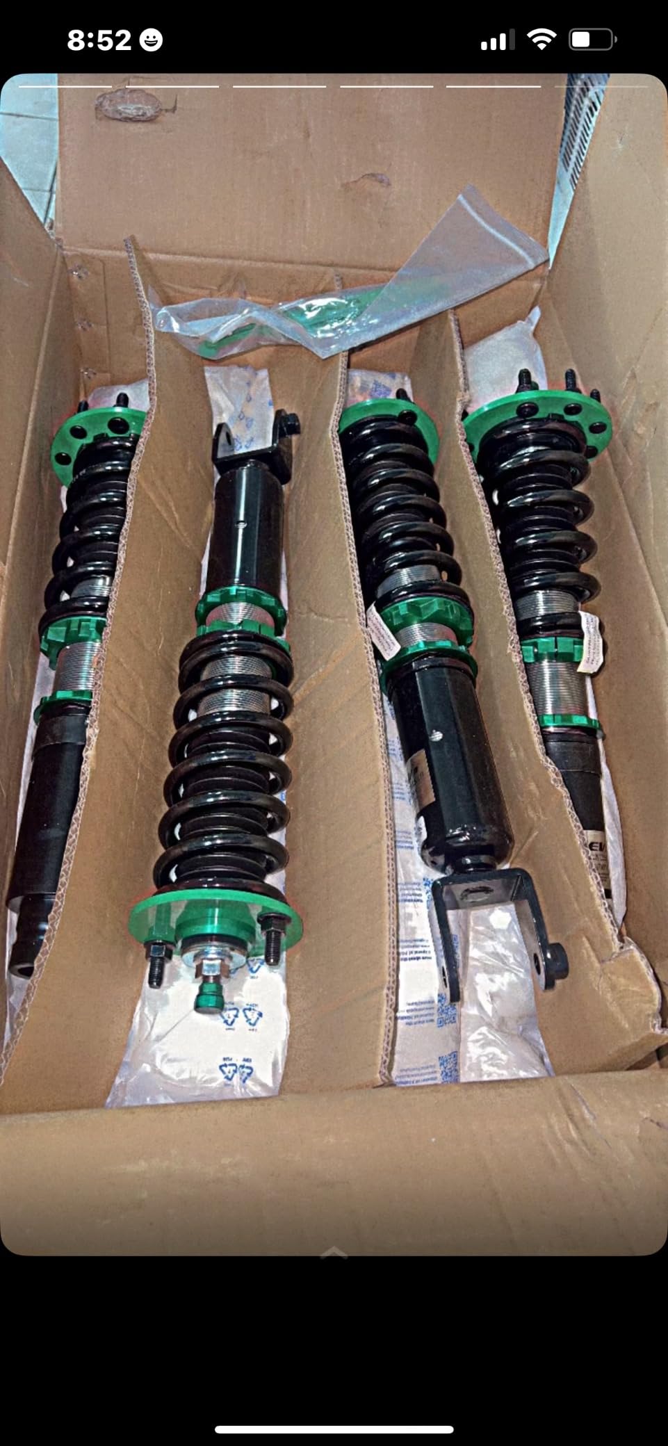 Rev9 R9-HS2-038_1 Hyper-Street II Coilover Suspension Lowering Kit, Mono-Tube Shock w/ 32 Click Rebound Setting, Full Length Adjustable, compatible with Honda Accord (CP/CS) 2008-12 customer photo 2