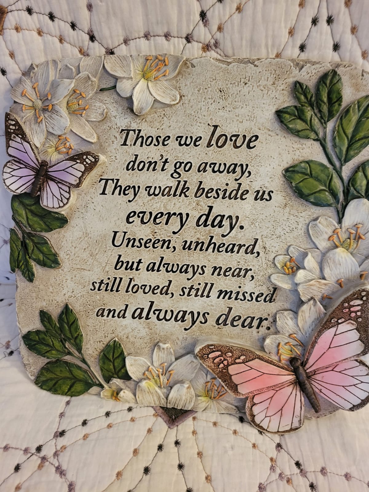 New Creative Memorial Stone, Those We Love Butterflies customer photo 1