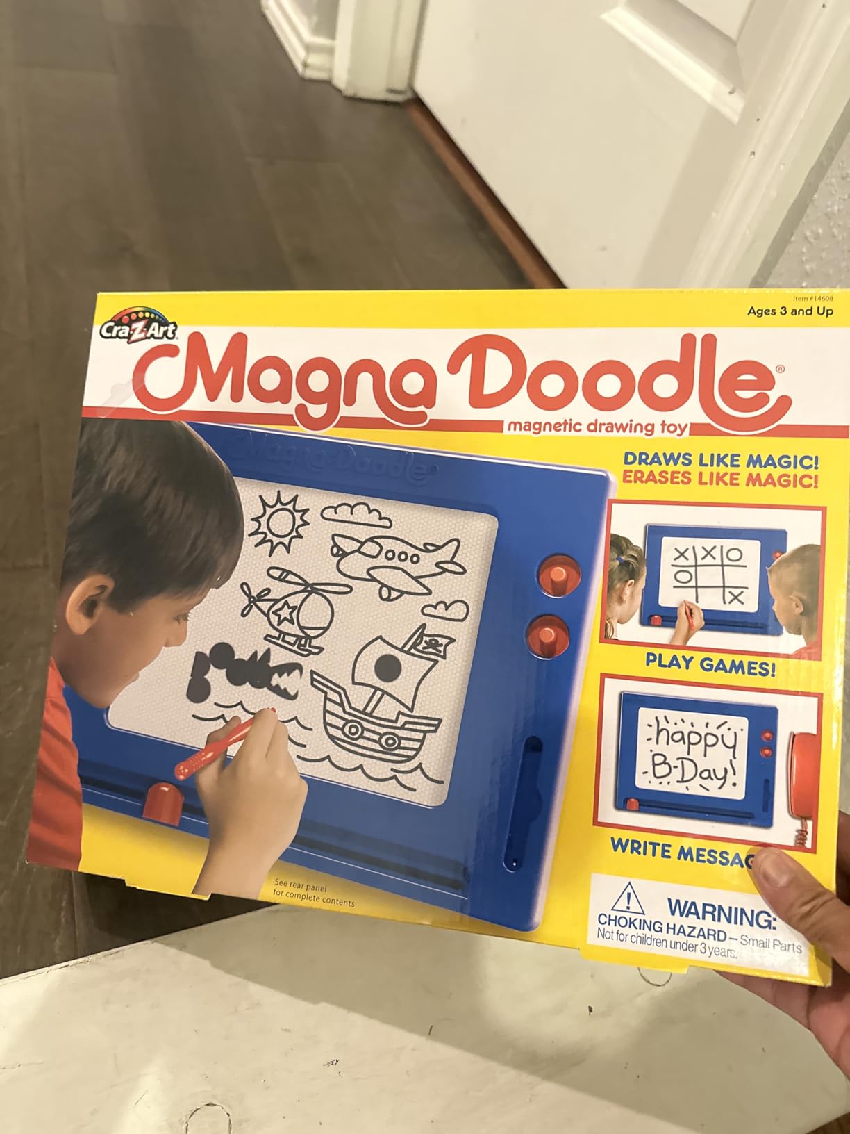 Cra-Z-Art Retro Magna Doodle Magnetic Drawing Board | Retro, Classic Toy, Magnetic Drawing Board, For Ages 3+ customer photo 1