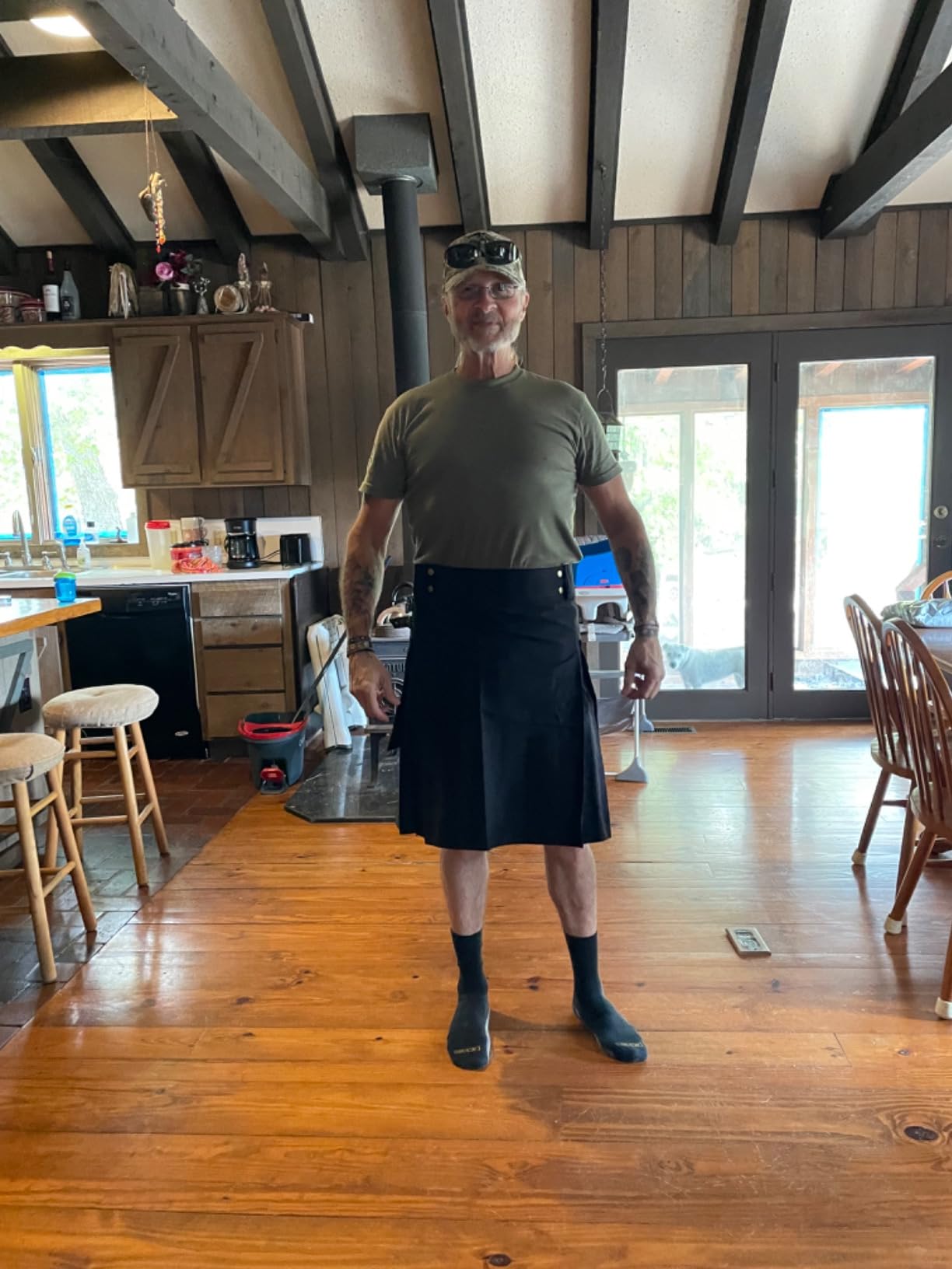 Men's Utility Kilt, Tactical Kilt for Men, Adjustable Fit, Design Kilt Meet Almost for Any Occasion customer photo 2