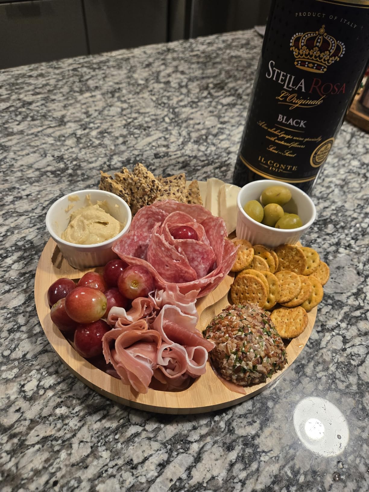 SMIRLY Charcuterie Board Set with Serving Accessories, Bamboo | Housewarming, Wedding, Bridal Shower and Birthday Gift for Women, Ideal for Movie Nights, Entertaining and Family Gatherings customer photo 1