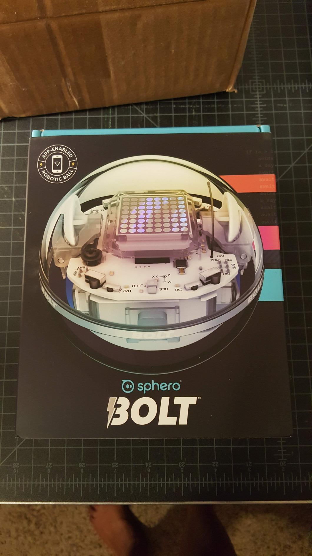 Sphero Bolt Coding Robot Ball, Ages 8+ | Beginner to Advanced Programming, Draw, Blocks, Javascript, or Python, Programmable Sensors & LED Matrix customer photo 1