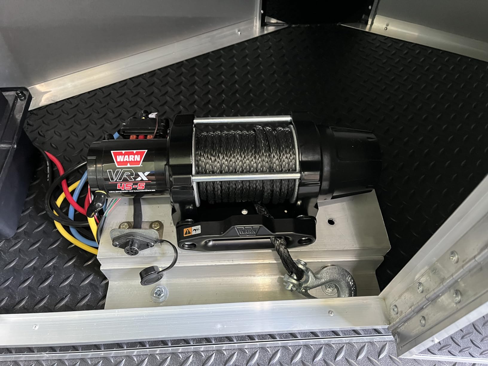 WARN VRX 45-S Powersport Winch for ATV & UTV with 4,500 lb Pulling Capacity | Synthetic Rope, Sealed Motor, All-Metal Gear Train, Waterproof Construction, Trail Riding & Utility Work customer photo 1