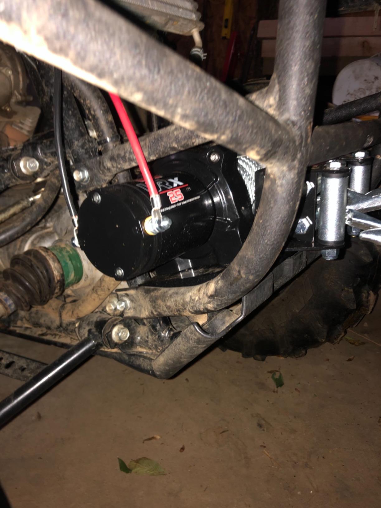 WARN VRX 25 Powersport Winch - 2,500 lb Line Pull Rating, Steel Rope, 12V ATV/UTV Winch with Durable All-Metal Gear Train, Mechanical Brake & Weather-Resistant Design for Powersports Recovery customer photo 1