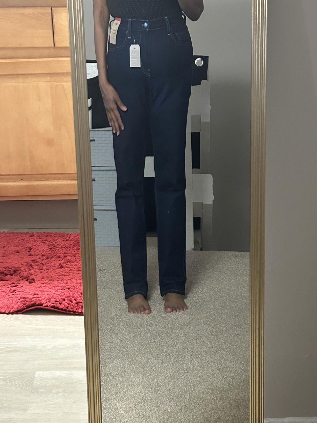 Levi's Women's 724 High Rise Straight Jeans customer photo 2