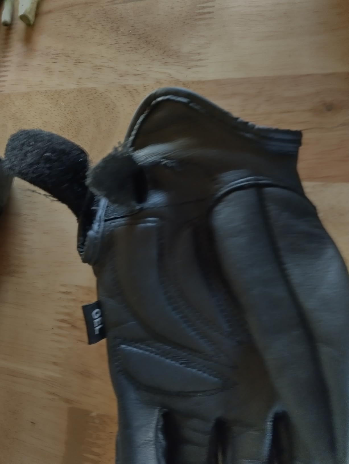 Milwaukee Leather Men's Black Leather 'Reflective Skull' Motorcycle Hand Gloves W/Gel Padded Palm MG7570 customer photo 1