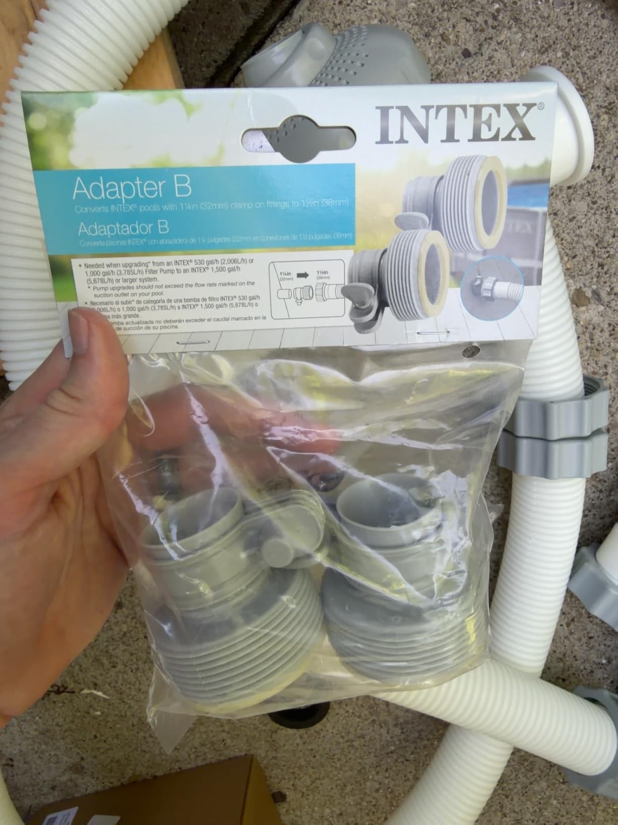 INTEX Krystal Clear 1,500 GPH Sand Filter Pump for Above Ground Pools | 26643EG - 10