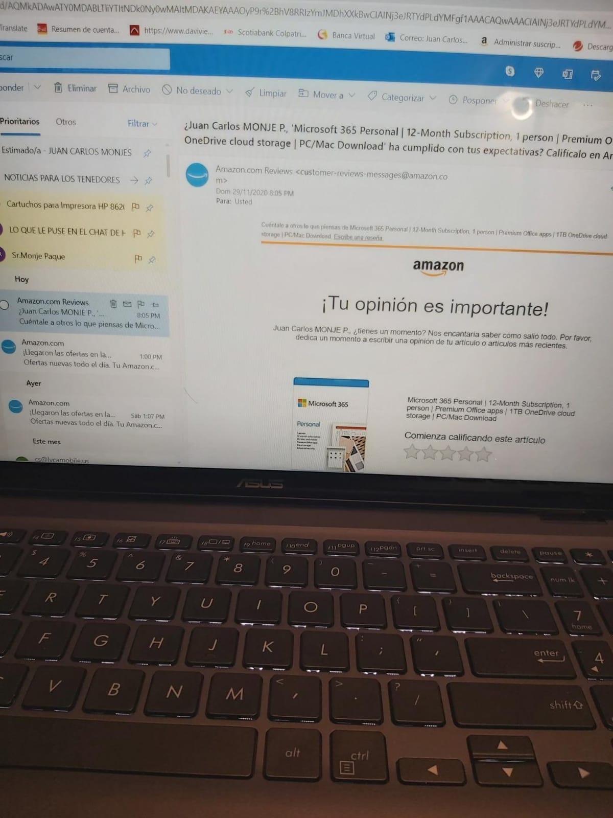 Microsoft 365 Personal | 12-Month Subscription | 1 Person | Premium Office Apps: Word, Excel, PowerPoint and more | 1TB Cloud Storage | Windows Laptop or MacBook Instant Download | Activation Required customer photo 2