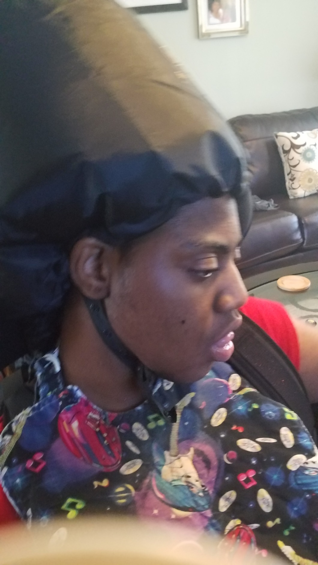Beauté Seoul Hooded Hair Dryer Attachment - Soft Bonnet for Fast Blow Drying | Premium Large Hood for Deep Conditioning, Natural Curly Hair, Rollers & Braids. Adjustable Non-Slip Fit for All Blow Dryers customer photo 1