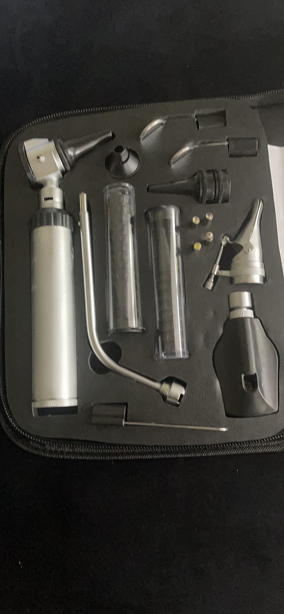 Zyrev Otoscope Oph Diagnostic Set - 36 Piece Medical and Nursing Student Otoscope/Opthalmoscope Diagnostic Kit - with Leather Case for Educational and Professional Settings (Regular) customer photo 2