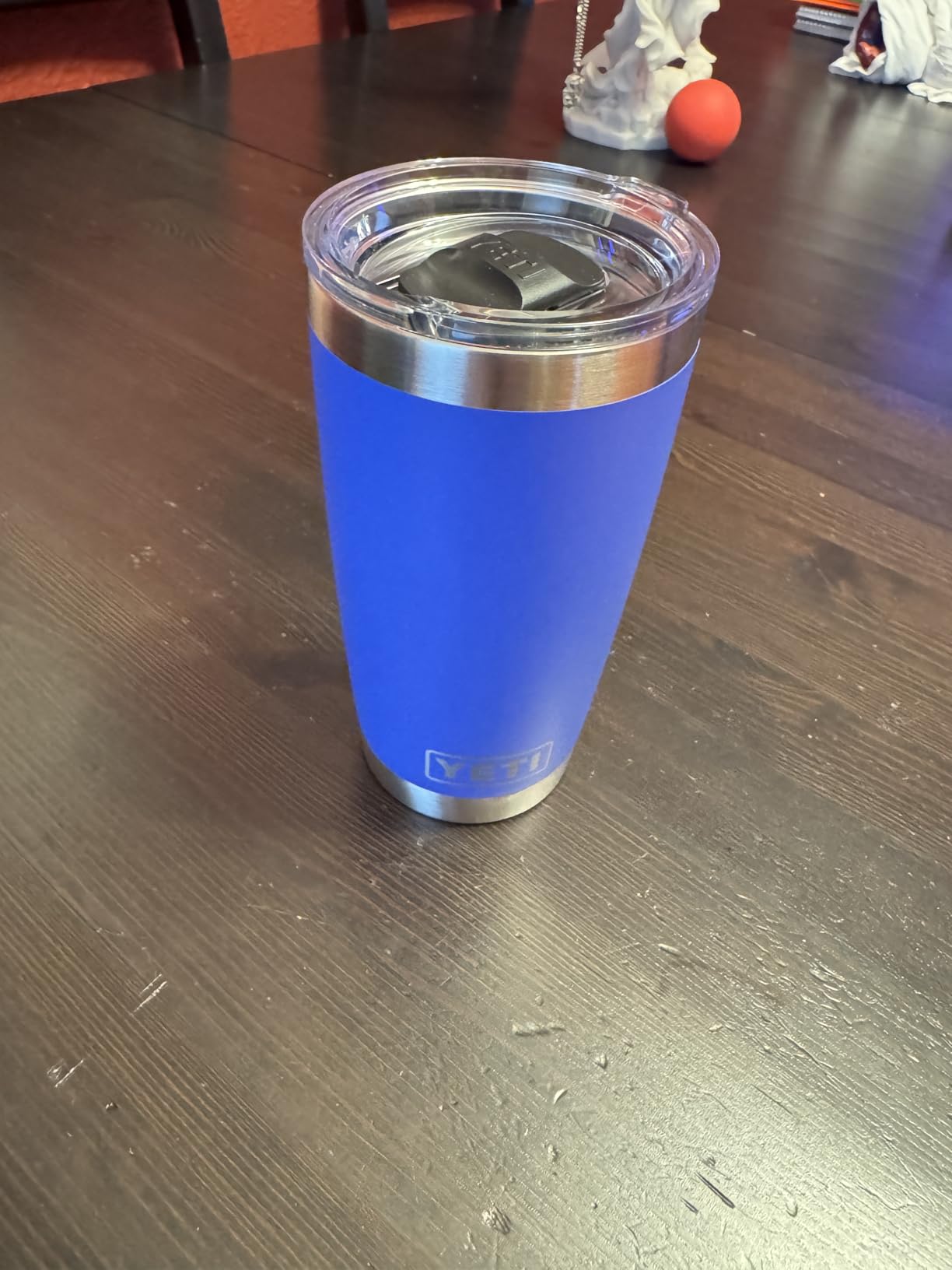 YETI Rambler 20 oz Stainless Steel Vacuum Insulated Tumbler with MagSlider Lid (Navy) customer photo 2