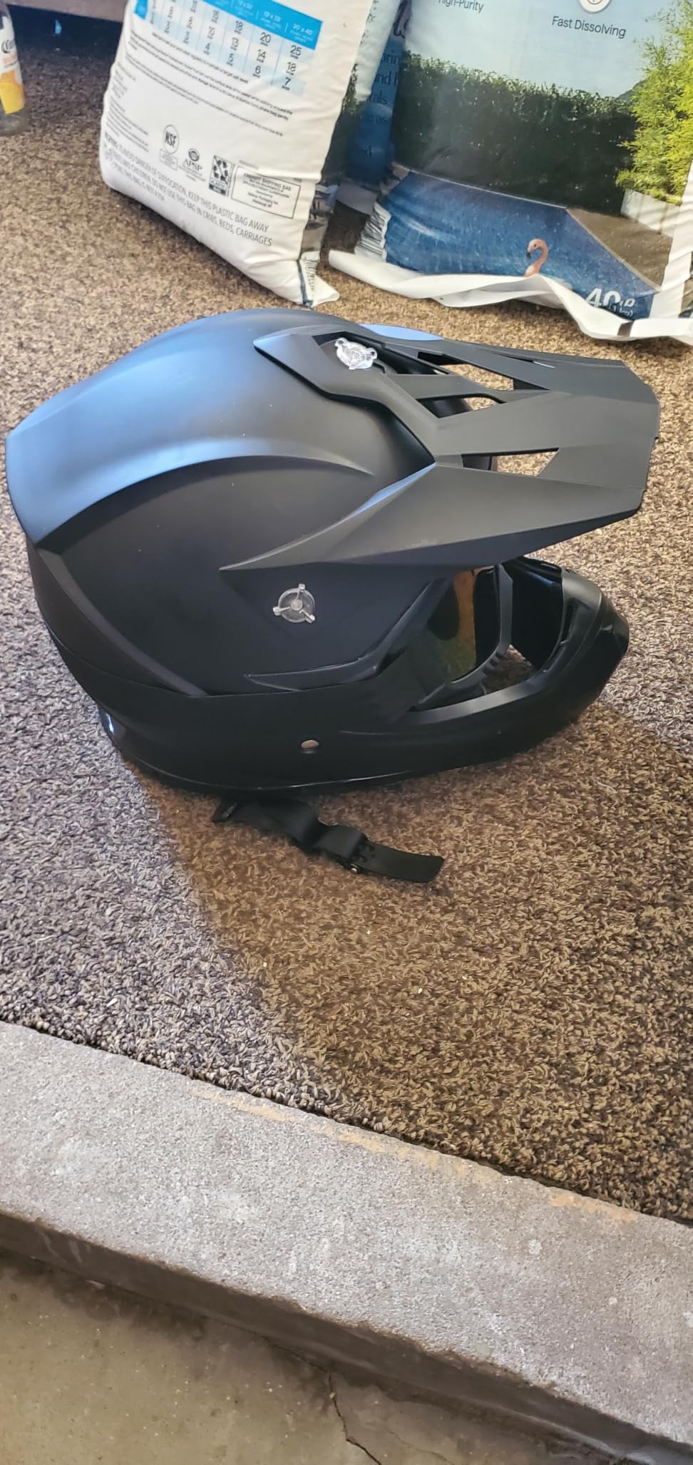 ILM Adult Dirt Bike Helmets Motocross ATV Dirtbike BMX MX Offroad Full Face Motorcycle Helmet, DOT Approved Model 128S customer photo 2