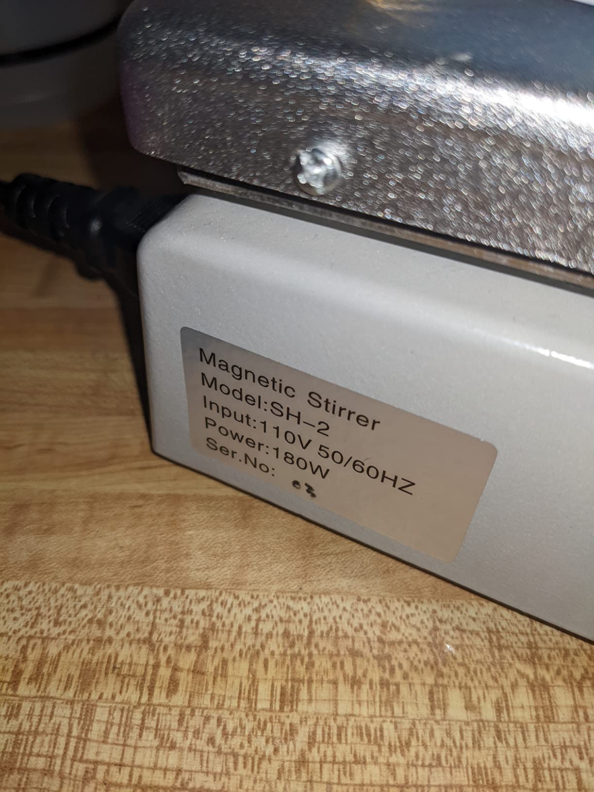 Slendor Magnetic Stirrer Hot Plate Mixer 1000ml Stirring Capacity 5 x 5 inch Max 520°F Hotplate and 100-2000 RPM Stirrer, Stirring Bar & Support Stand Included customer photo 2