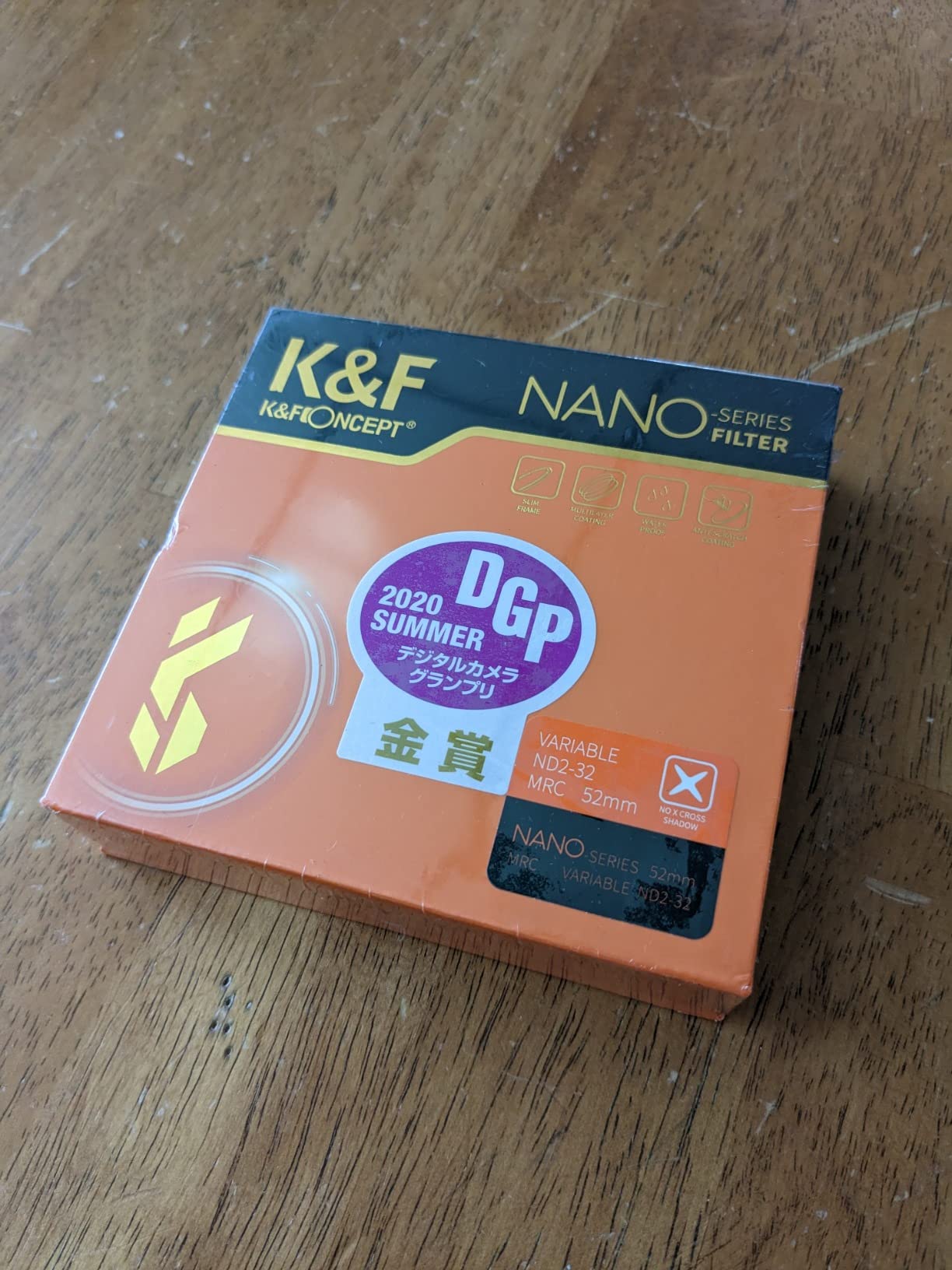 K&F CONCEPT 82mm Variable ND Filter ND2-ND32 (1-5 Stops) No X Cross | High-Definition Waterproof Adjustable Neutral Density Filter with 28 Multi-Layer Coatings (Nano-X Series) FN712 customer photo 2