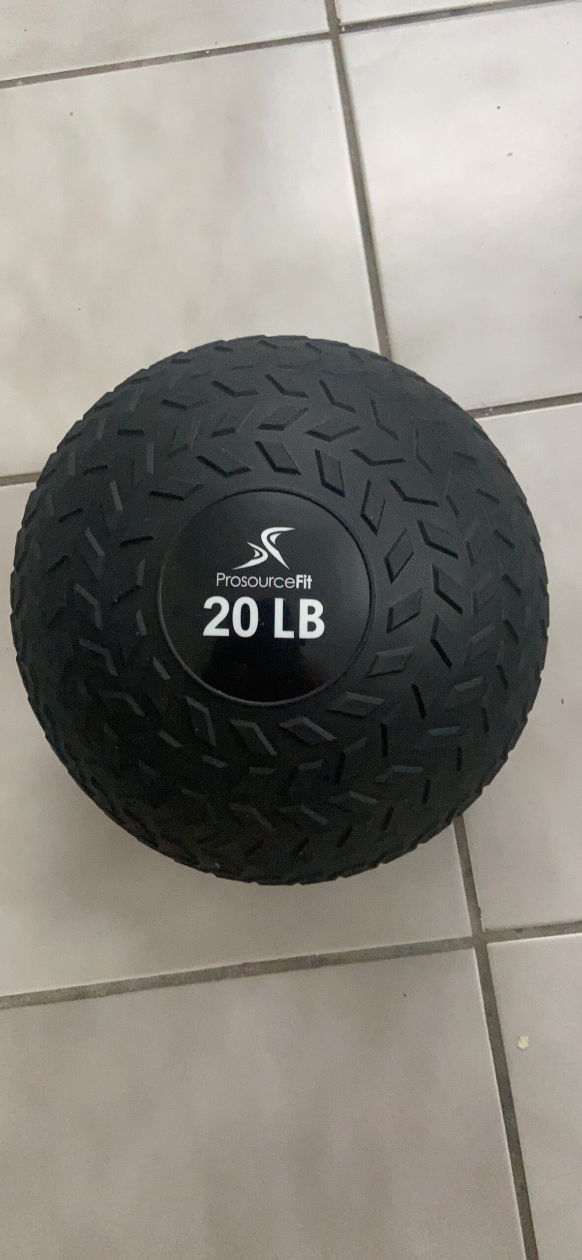 ProsourceFit Slam Medicine Balls 5, 10, 15, 20, 25, 30, 50lbs Smooth and Tread Textured Grip Dead Weight Balls for Strength and Conditioning Exercises, Cardio and Core Workouts customer photo 2