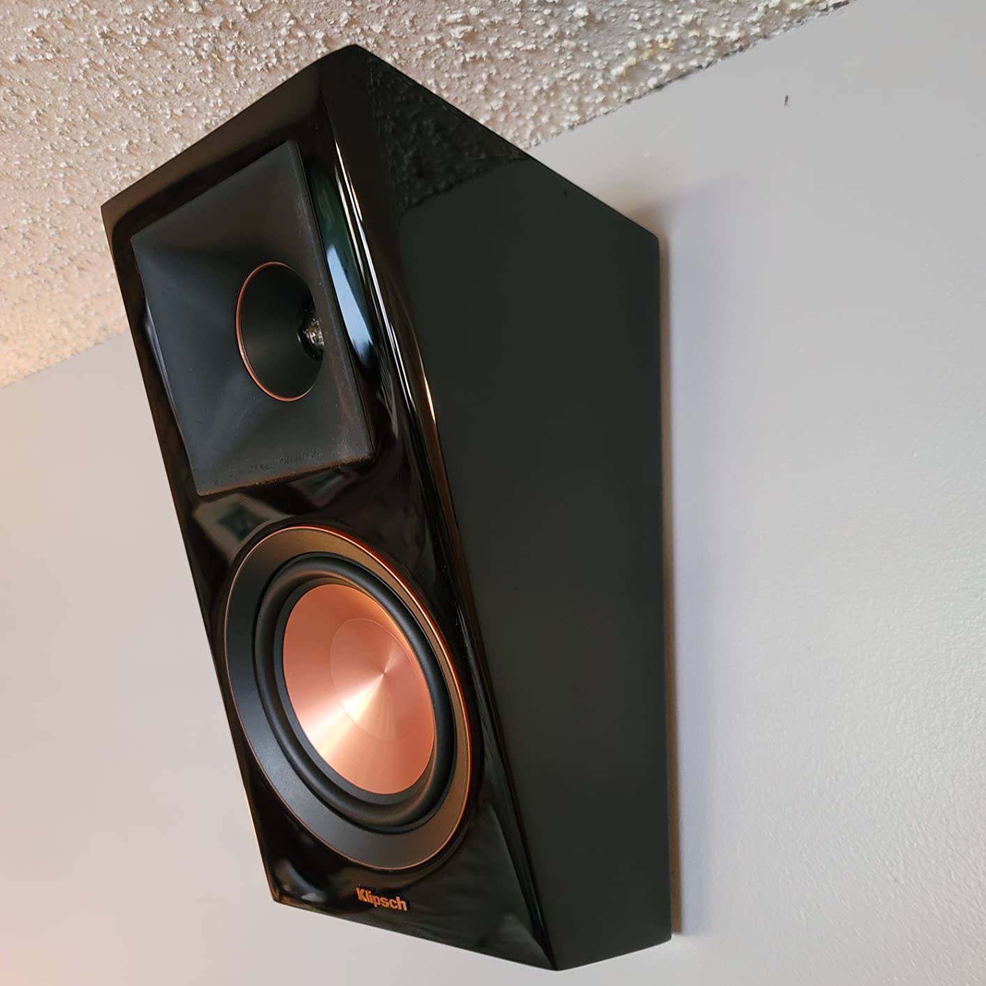 Klipsch RP-500SA Reference Premiere Dolby Atmos Surround Sound Speakers - Pair (Ebony) customer photo 2