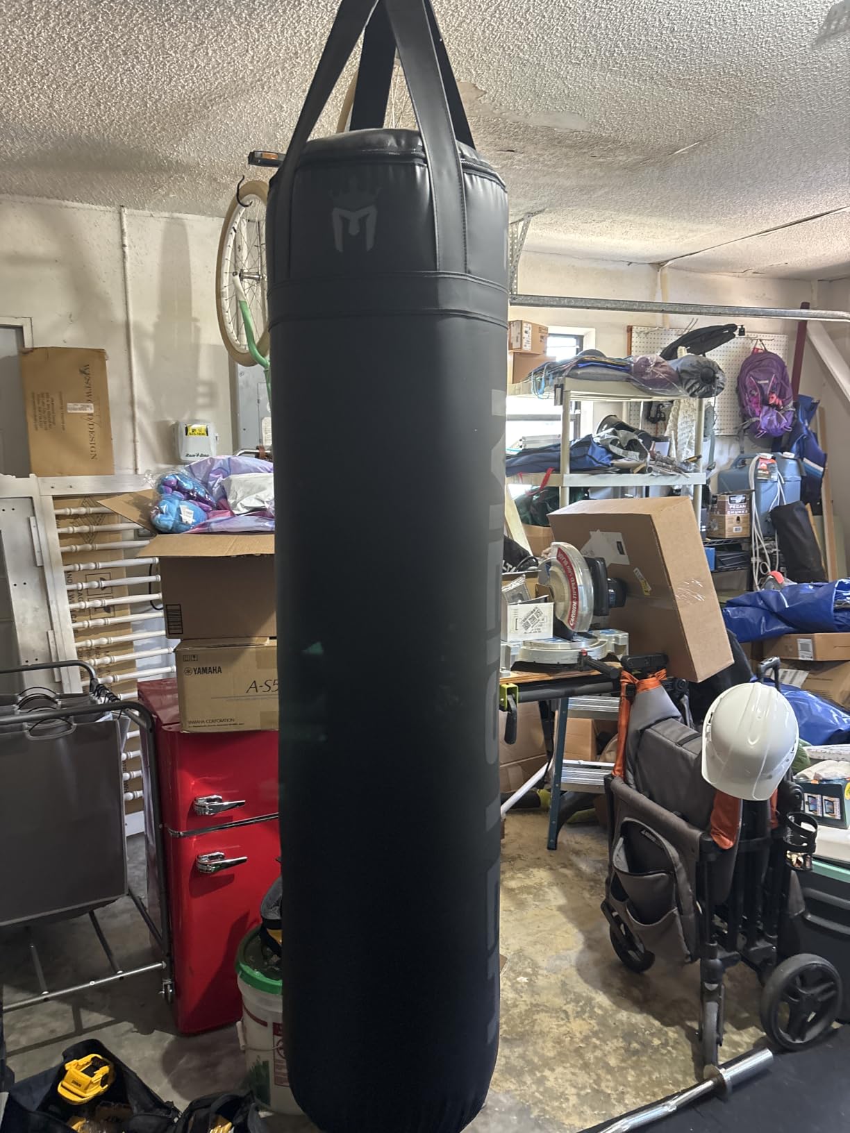 Meister 100lb Filled Heavy Bag for Boxing, MMA & Muay Thai | Professional 60
