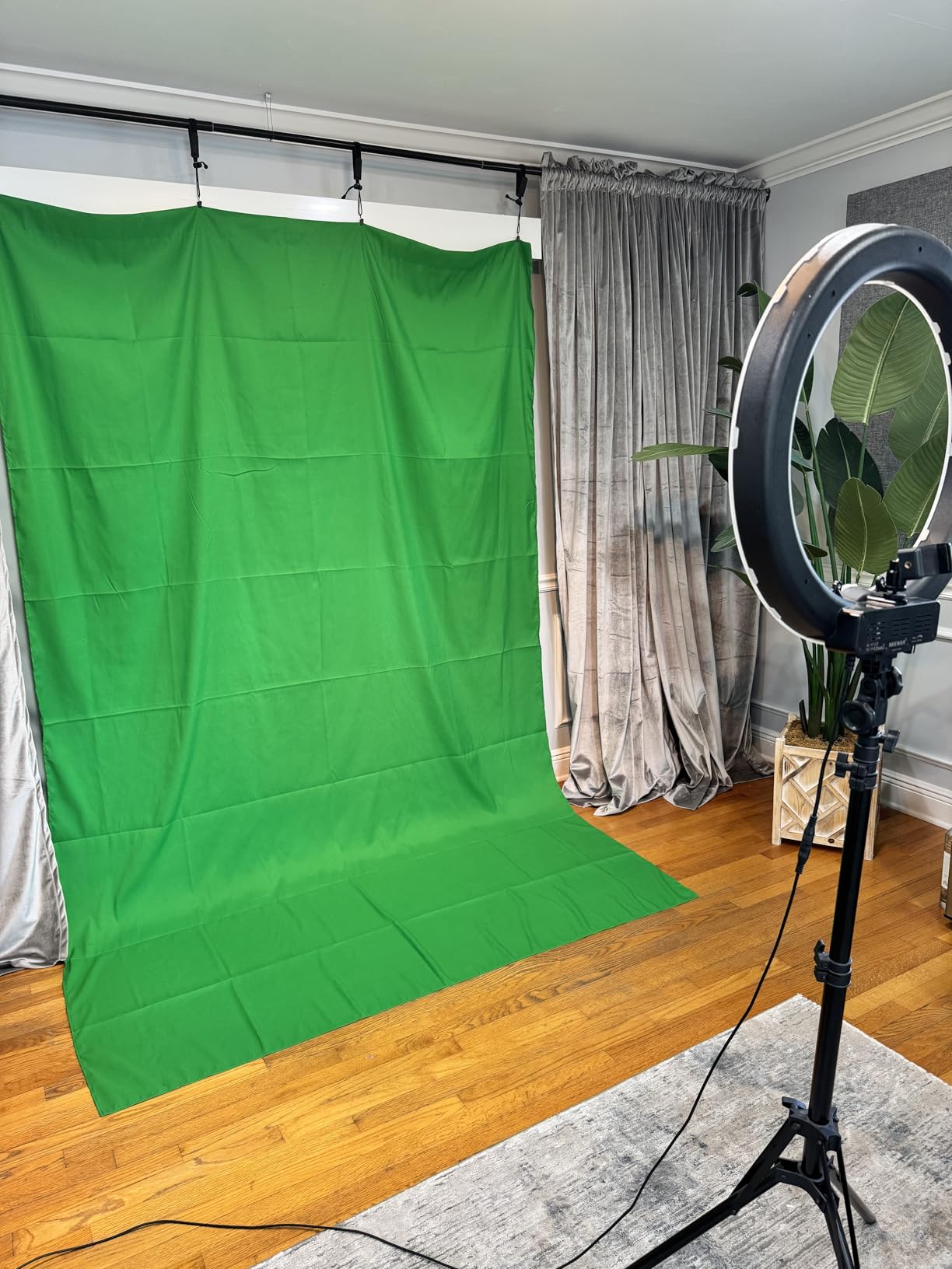 EMART 6x9Ft Green Screen Backdrop,Photography Greenscreen Background customer photo 1