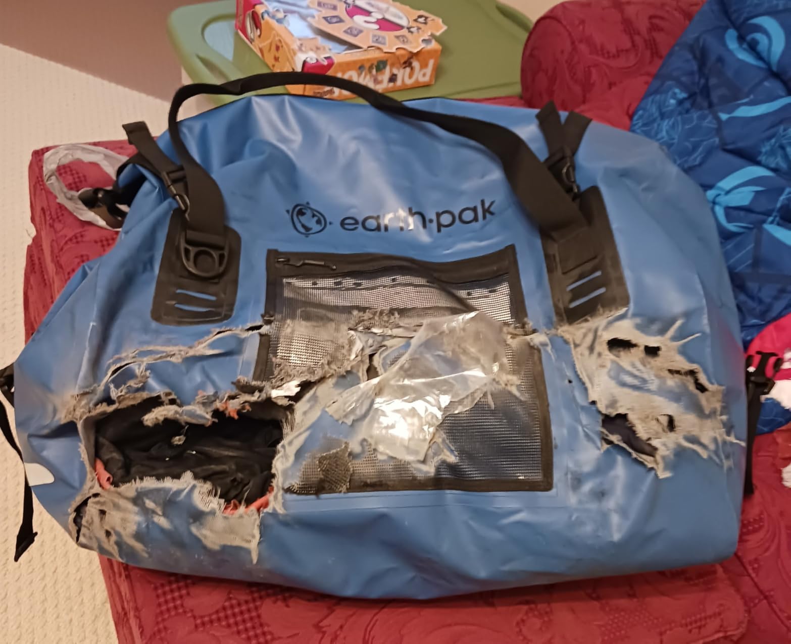Earth Pak Waterproof Duffel Bag - Heavy Duty Motorcycle Dry Bag with Large Storage Space Perfect for Traveling, Camping, Kayaking, Fishing & Canoeing Bag 50L customer photo 1