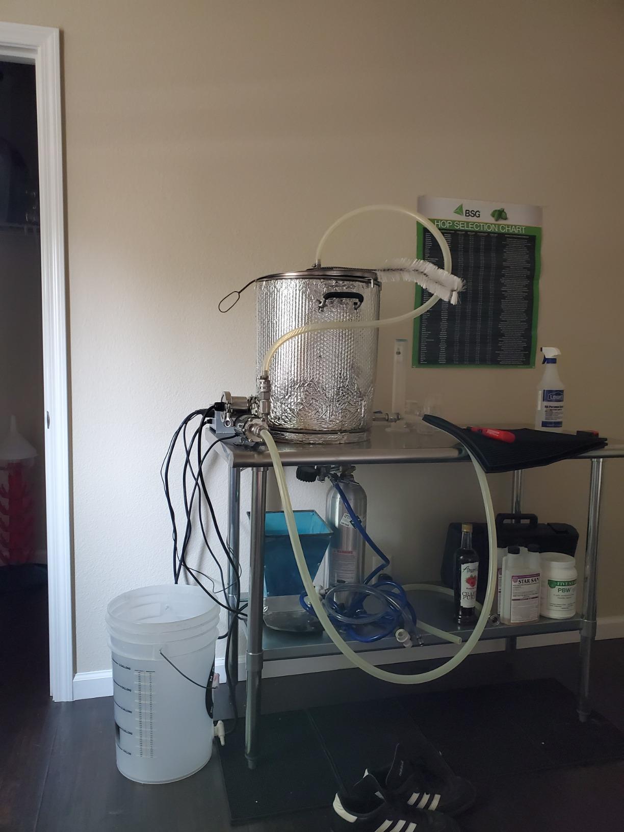 Clawhammer Supply 10.5 Gallon Electric All-in-One Brewing System - Digital, Semi-Automated, 120V, BIAB All Grain & Extract, 304 Stainless Steel customer photo 2