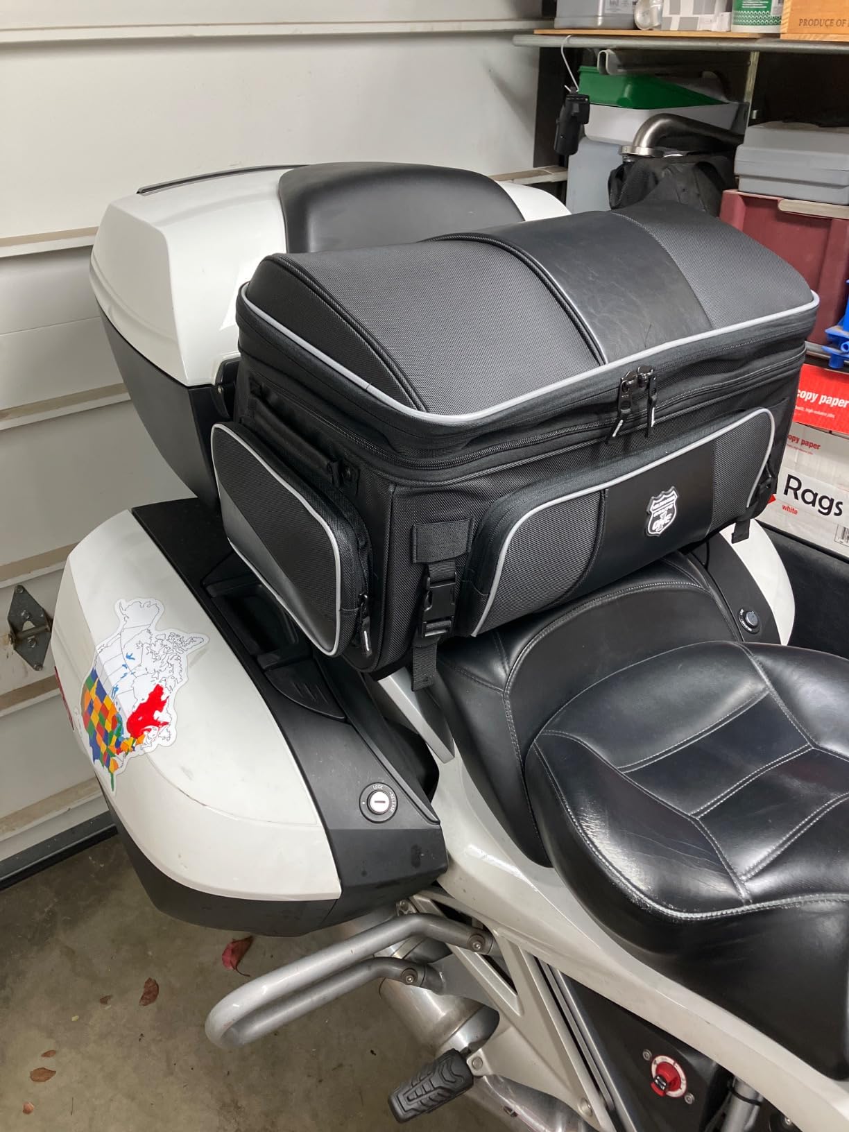Nelson Rigg NR-300 Route 1 Traveler Tour Trunk Bag, Black Harley Davidson Ultra, Indian Roadmaster, Honda Gold Wing customer photo 2