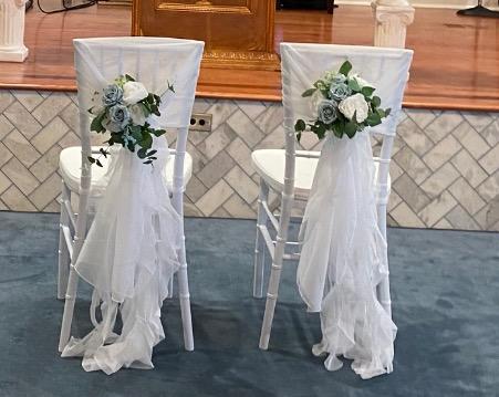 Flash Furniture 2 Pack HERCULES Series Gold Resin Stacking Chiavari Chair | Weddings And Parties, Durable Resin, Easy To Clean customer photo 2