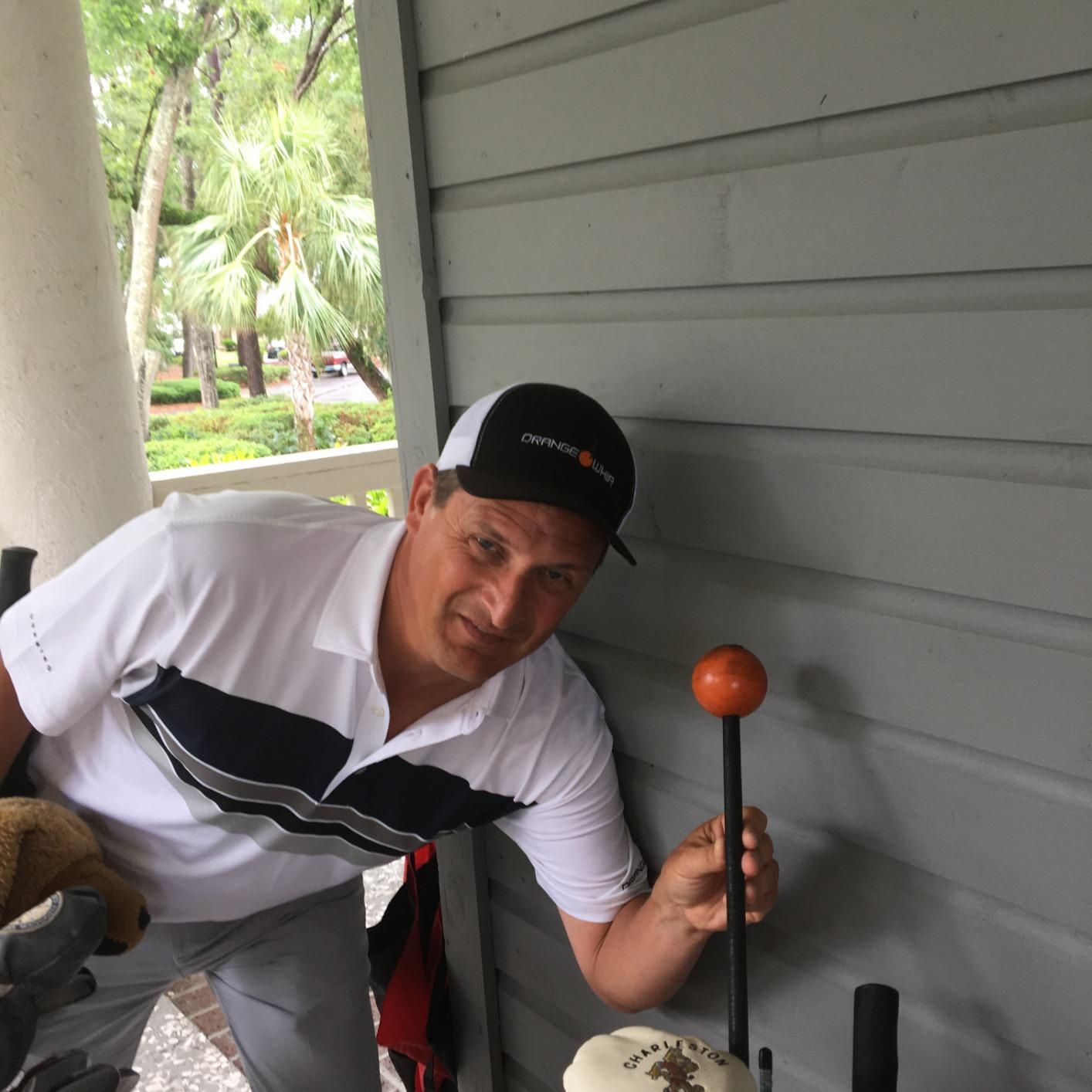 Orange Whip Golf Swing Trainer Aid Patented & Made in USA for Improved Rhythm, Flexibility, Balance, Tempo, and Strength customer photo 1