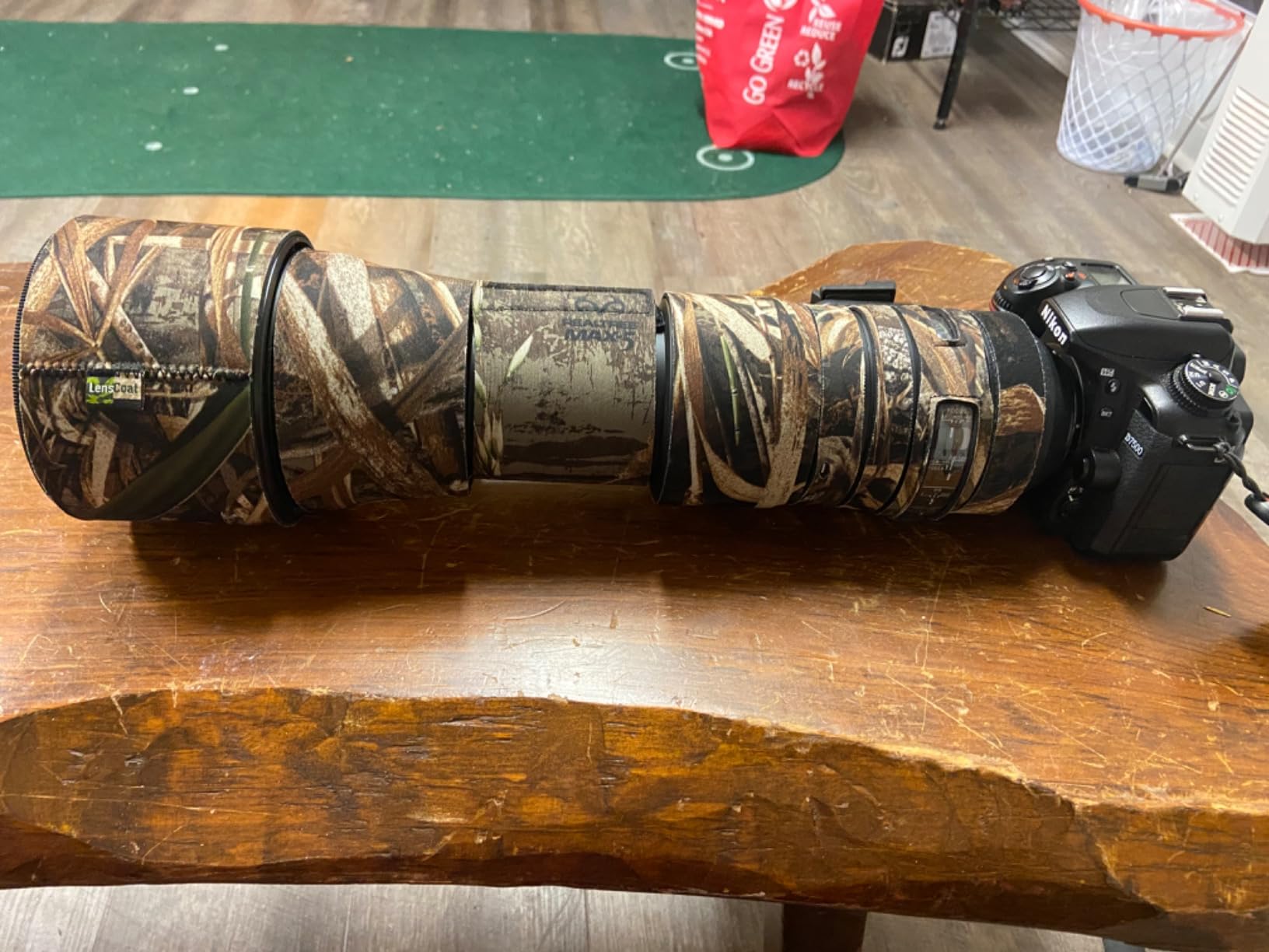 LensCoat Cover Camouflage Neoprene Camera Lens Cover Protection Sigma 150-600mm F/5-6.3 DG OS HSM, Realtree Max4 (lcs150600cm4) customer photo 1