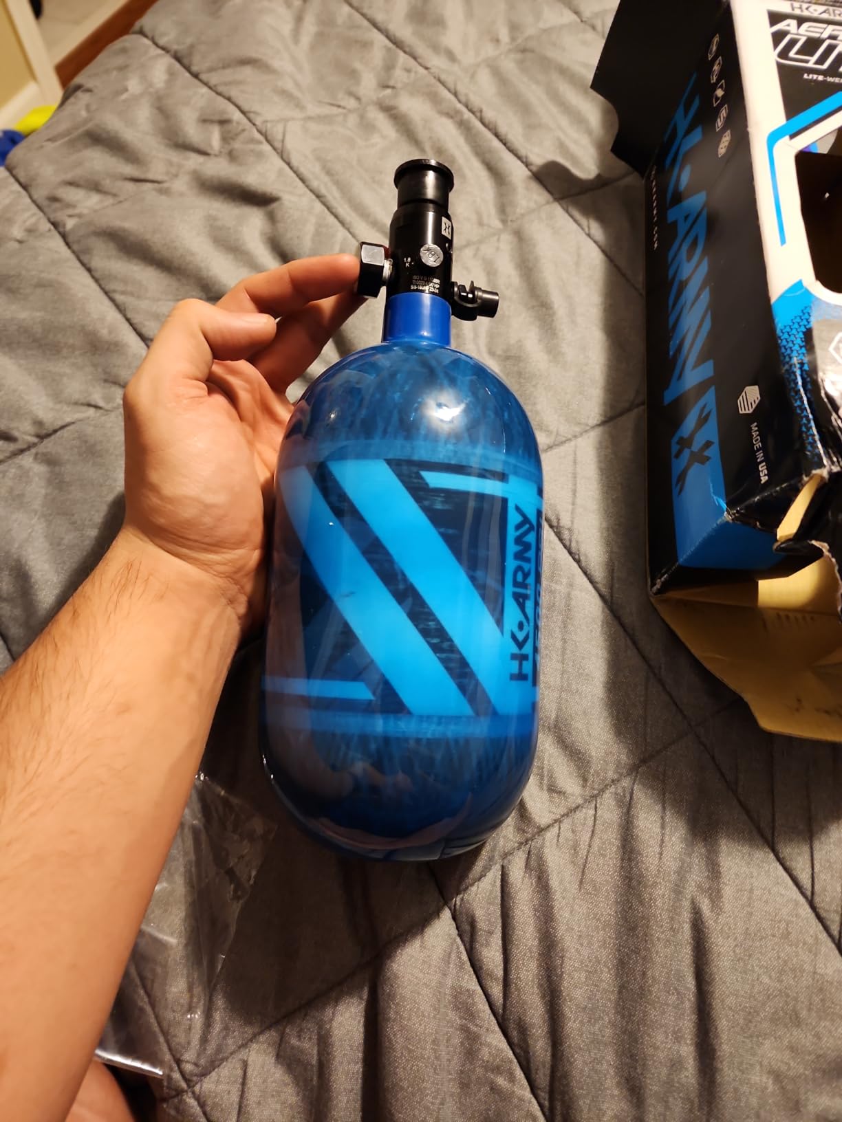 HK Army Aerolite Carbon Fiber HPA Compressed Air Paintball Tank System customer photo 2