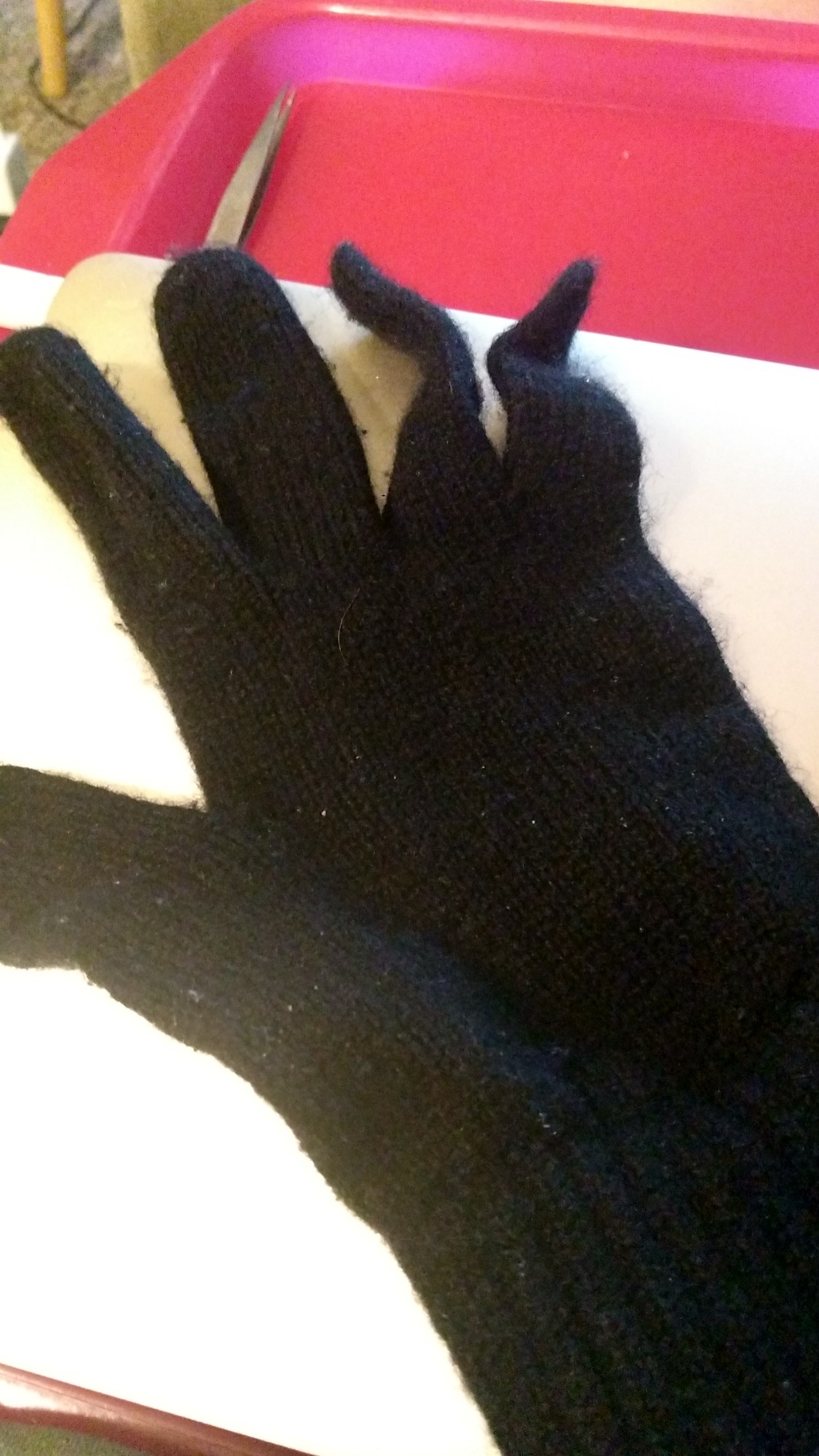 Womens Cashmere Gloves, Made In Scotland, 100% Cashmere customer photo 1