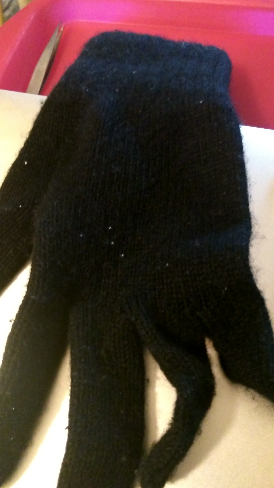 Womens Cashmere Gloves, Made In Scotland, 100% Cashmere customer photo 2
