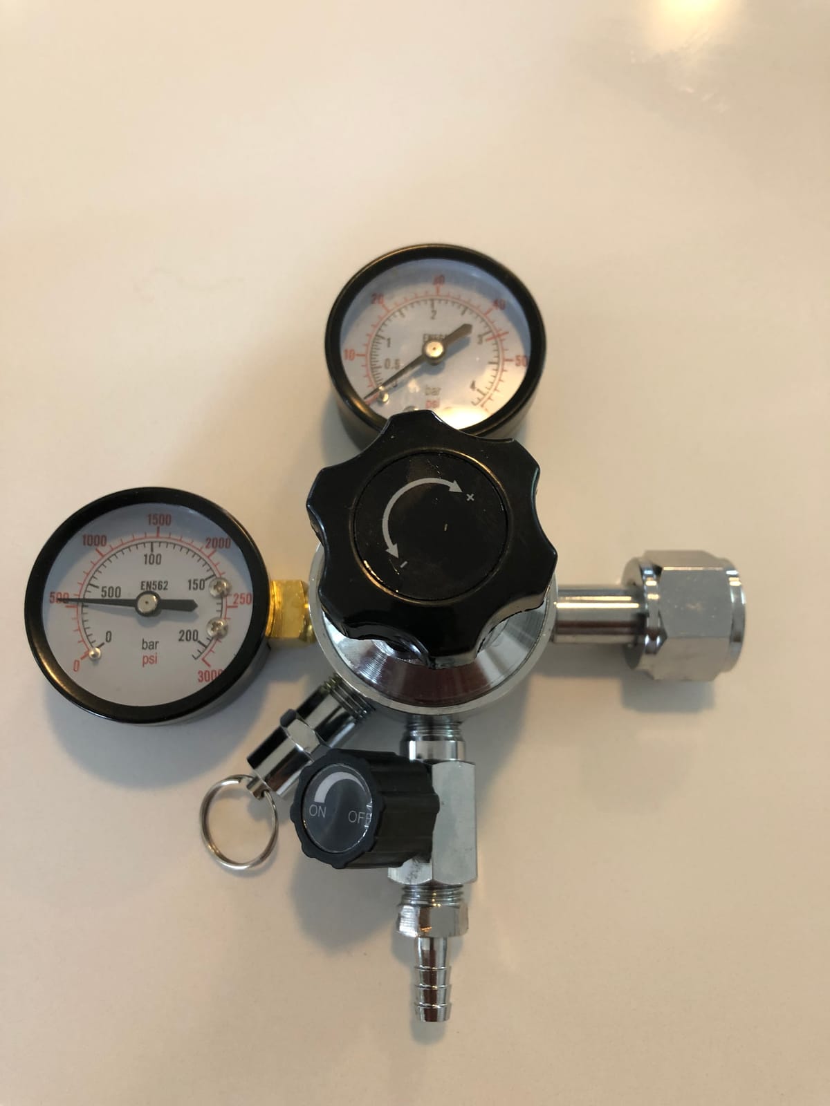 MRbrew 0-60PSI CGA-320 Keg CO2 Regulator with 5/16