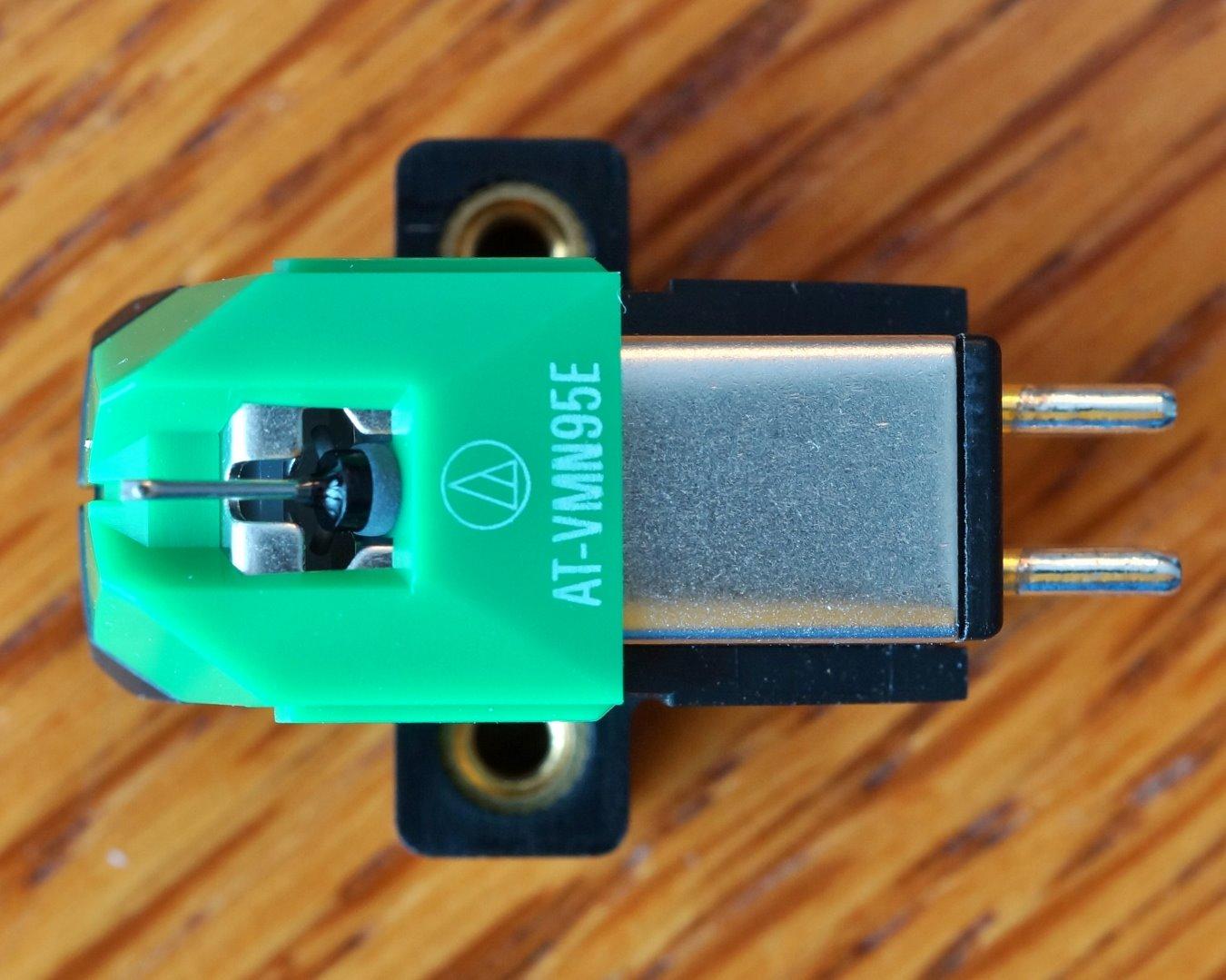 Audio-Technica AT-VM95E Dual Moving Magnet Turntable Cartridge Green customer photo 2